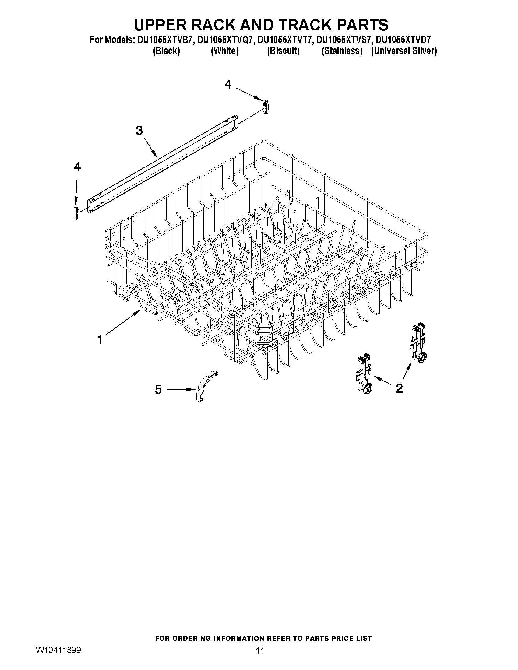 09 - UPPER RACK AND TRACK PARTS
