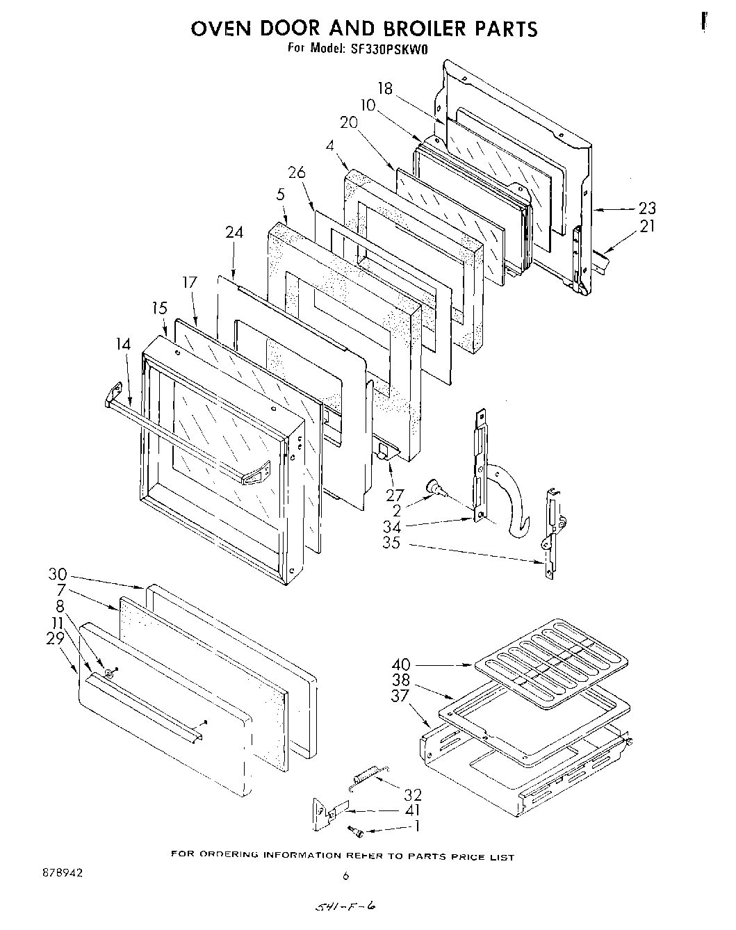 04 - OVEN DOOR AND BROILER