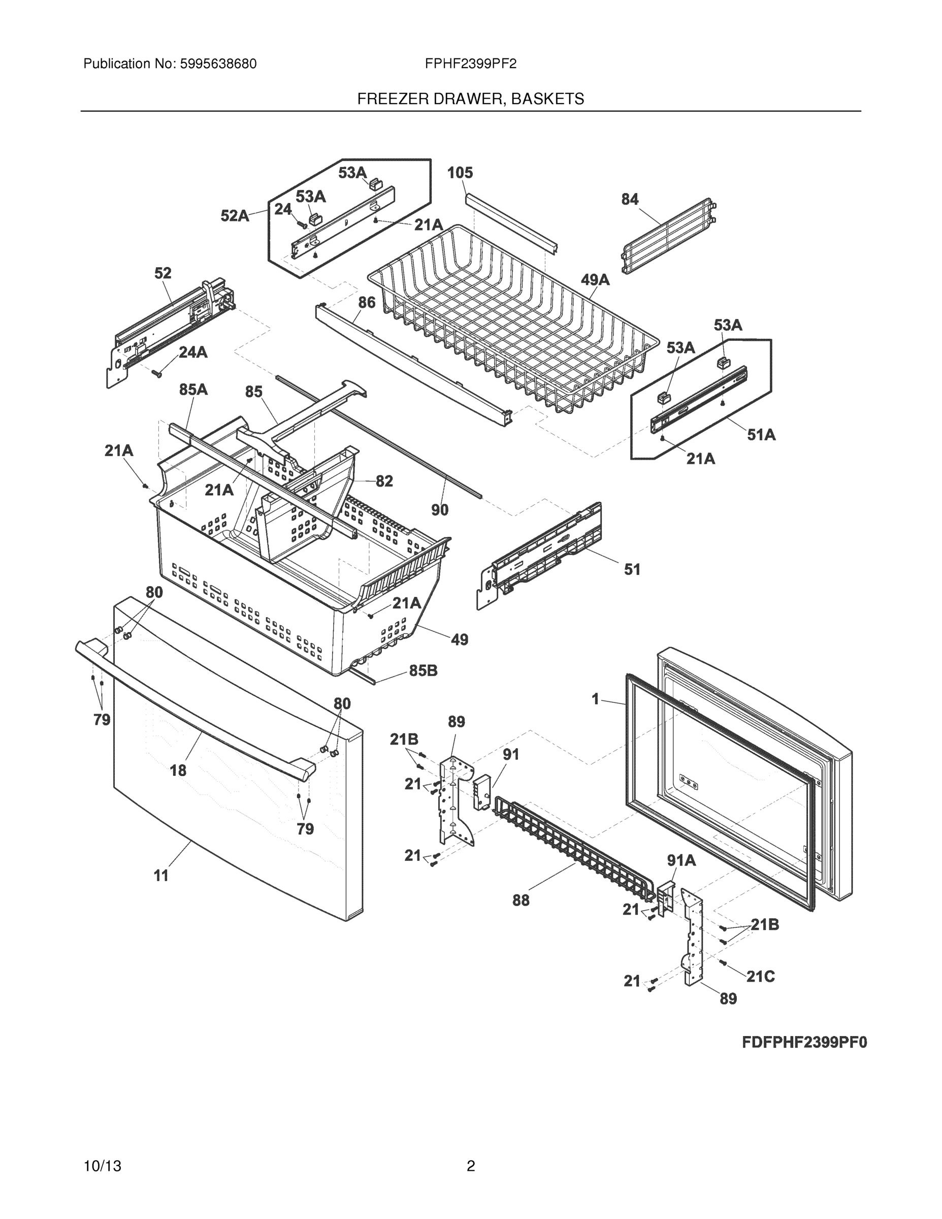 03 - FREEZER DRAWER, BASKETS