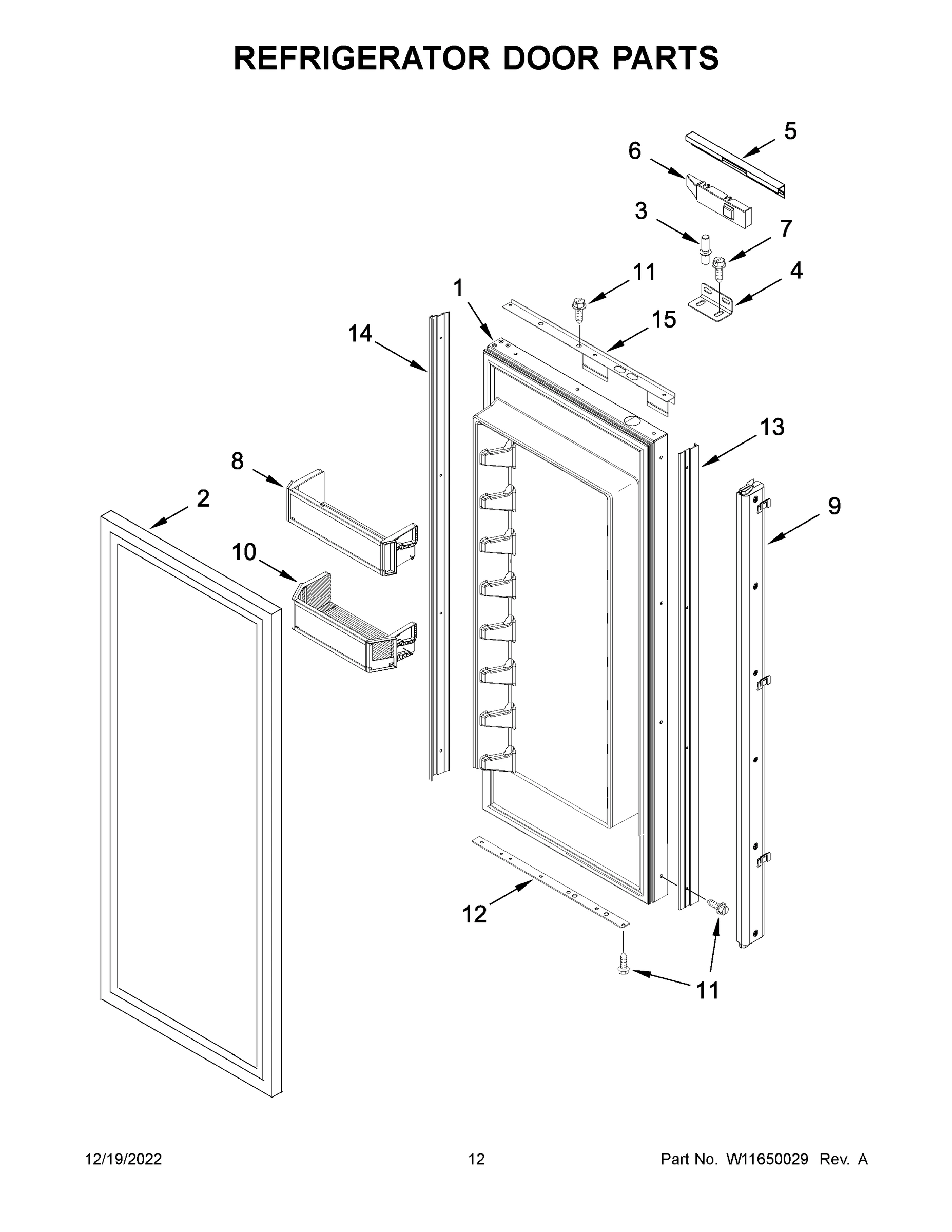 07 - REFRIGERATOR DOOR PARTS