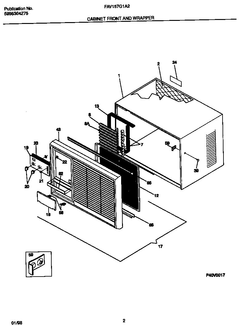 02 - CABINET FRONT AND WRAPPER