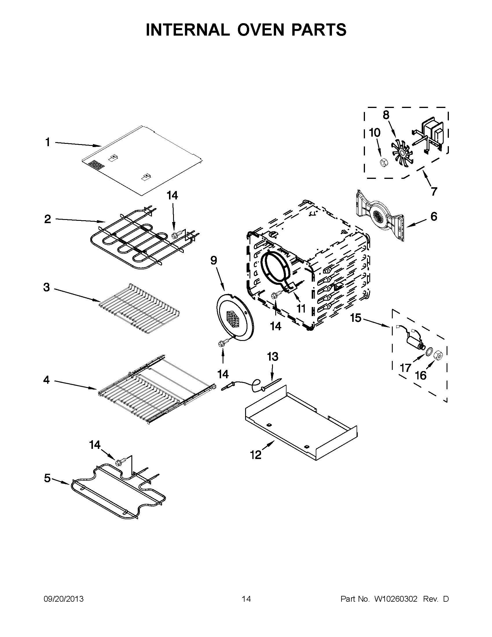 08 - INTERNAL OVEN PARTS