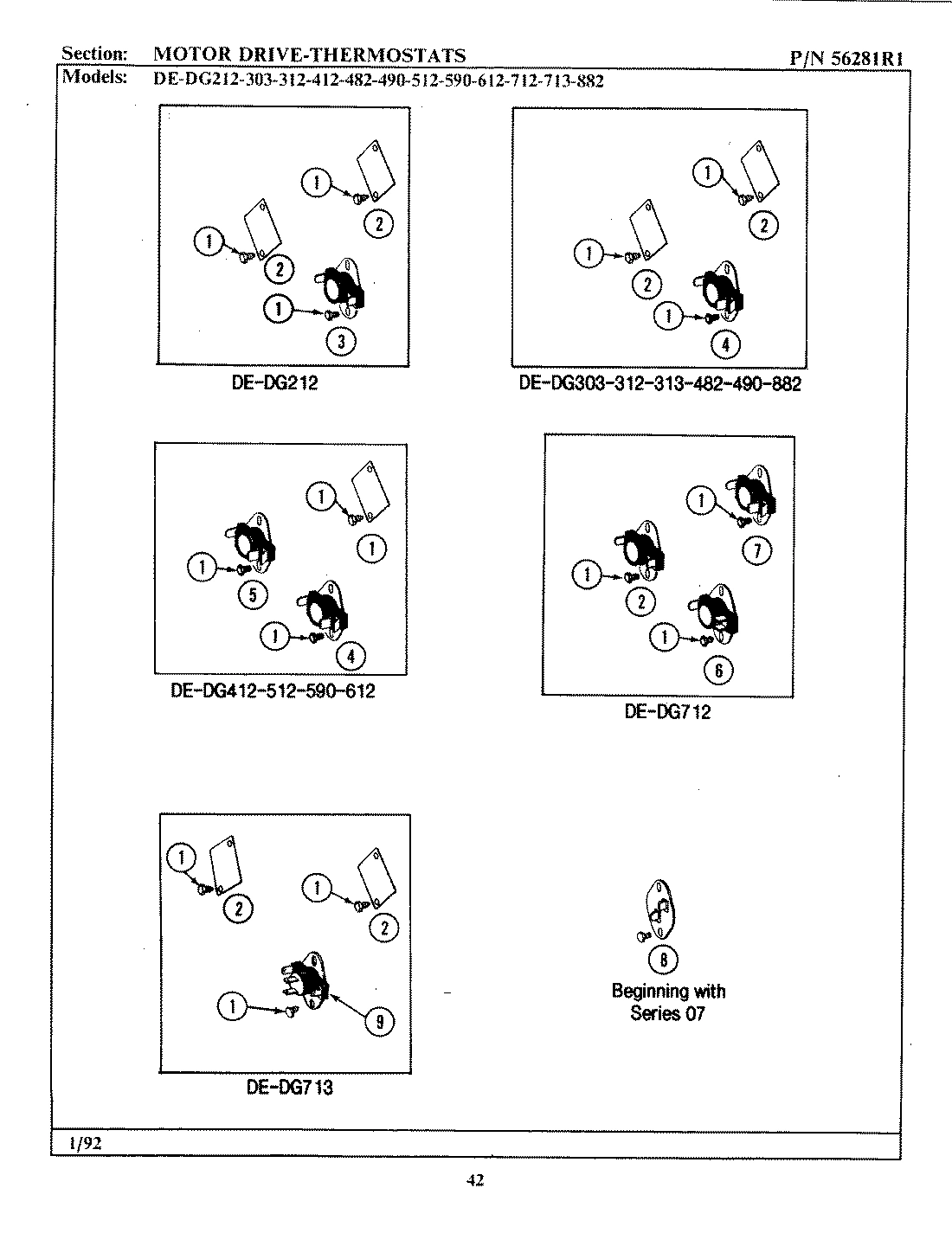 07 - MOTOR DRIVE-THERMOSTATS