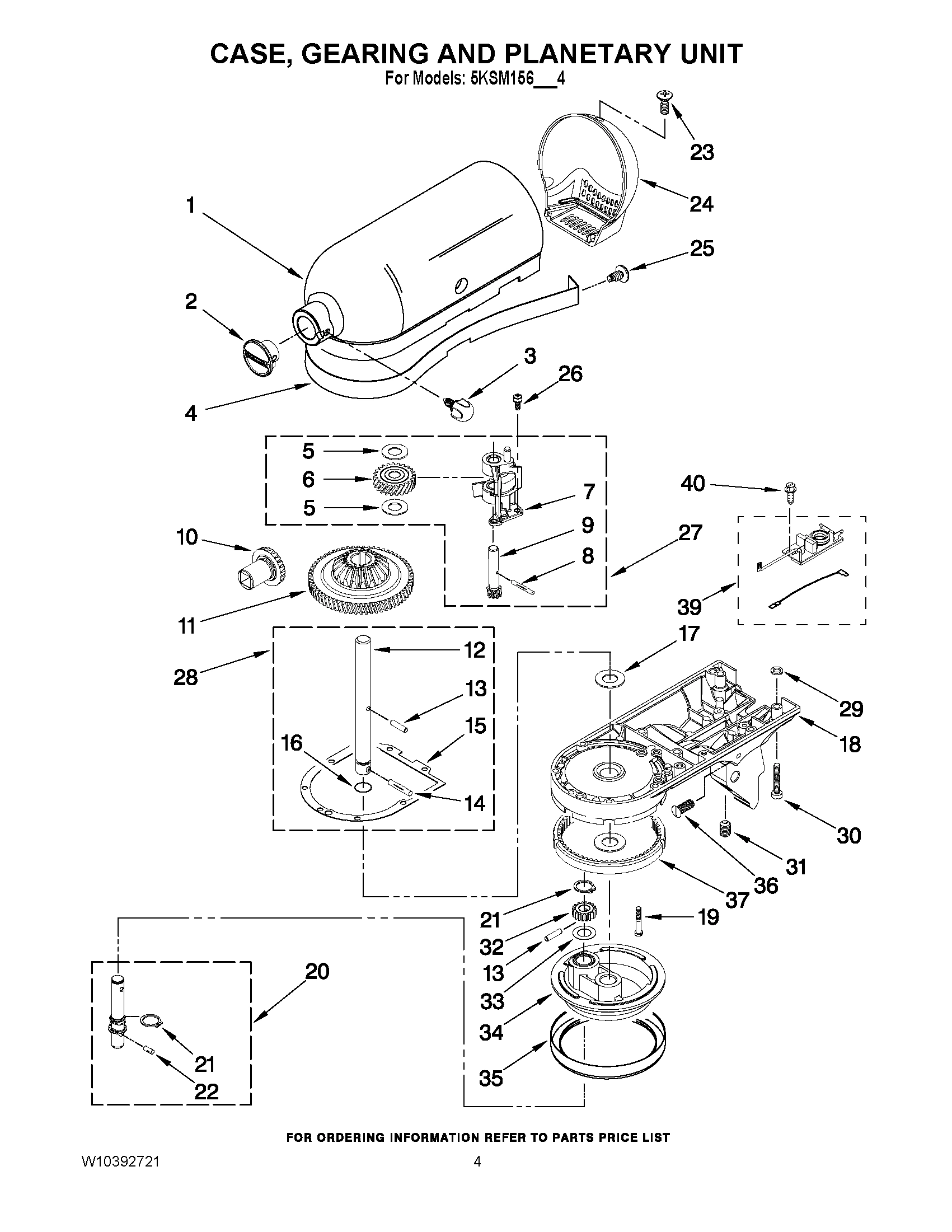 02 - CASE, GEARING AND PLANETARY UNIT