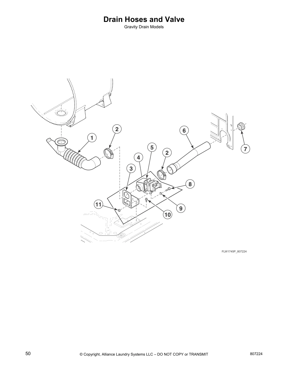 Drain Hoses and Valve