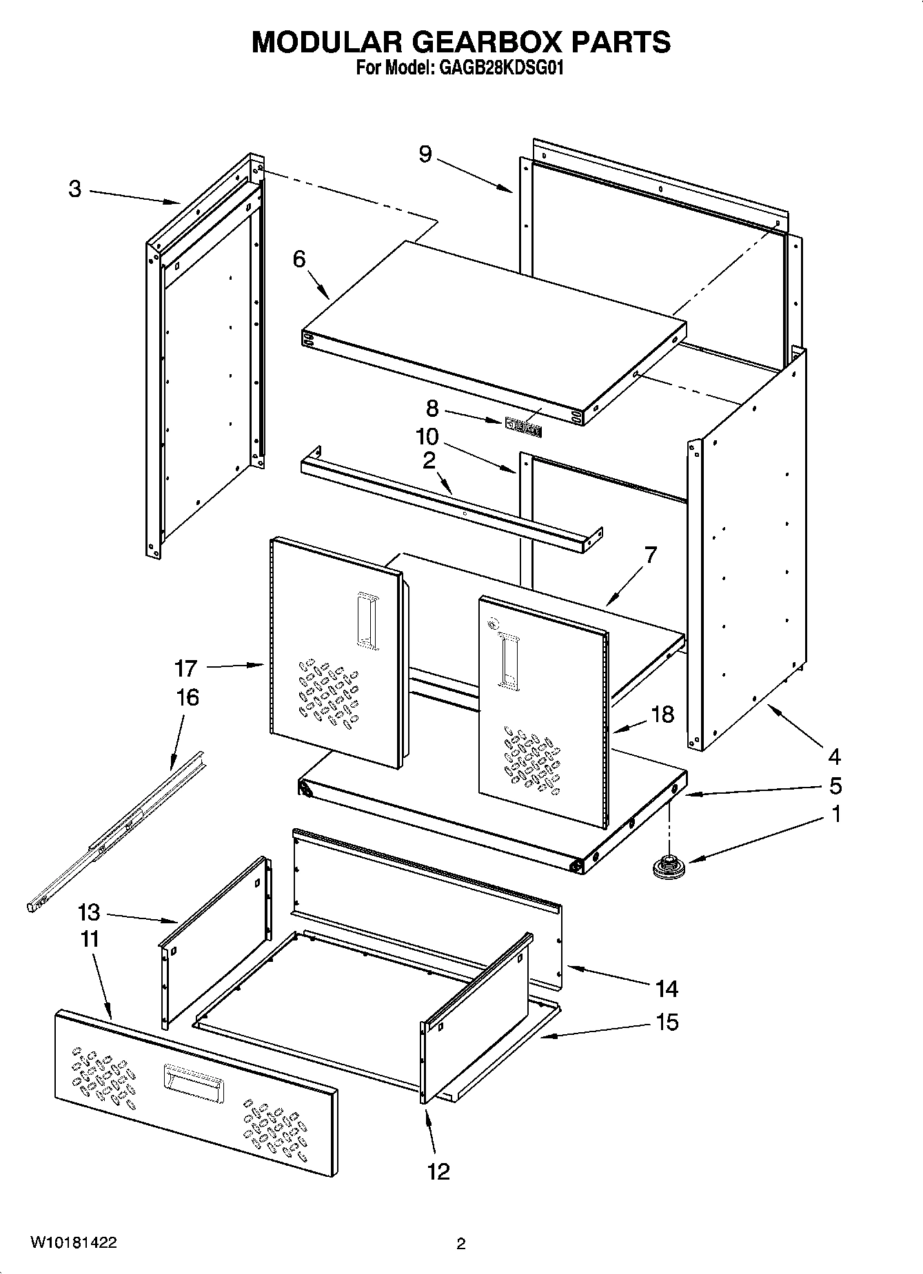 01 - MODULAR GEARBOX PARTS