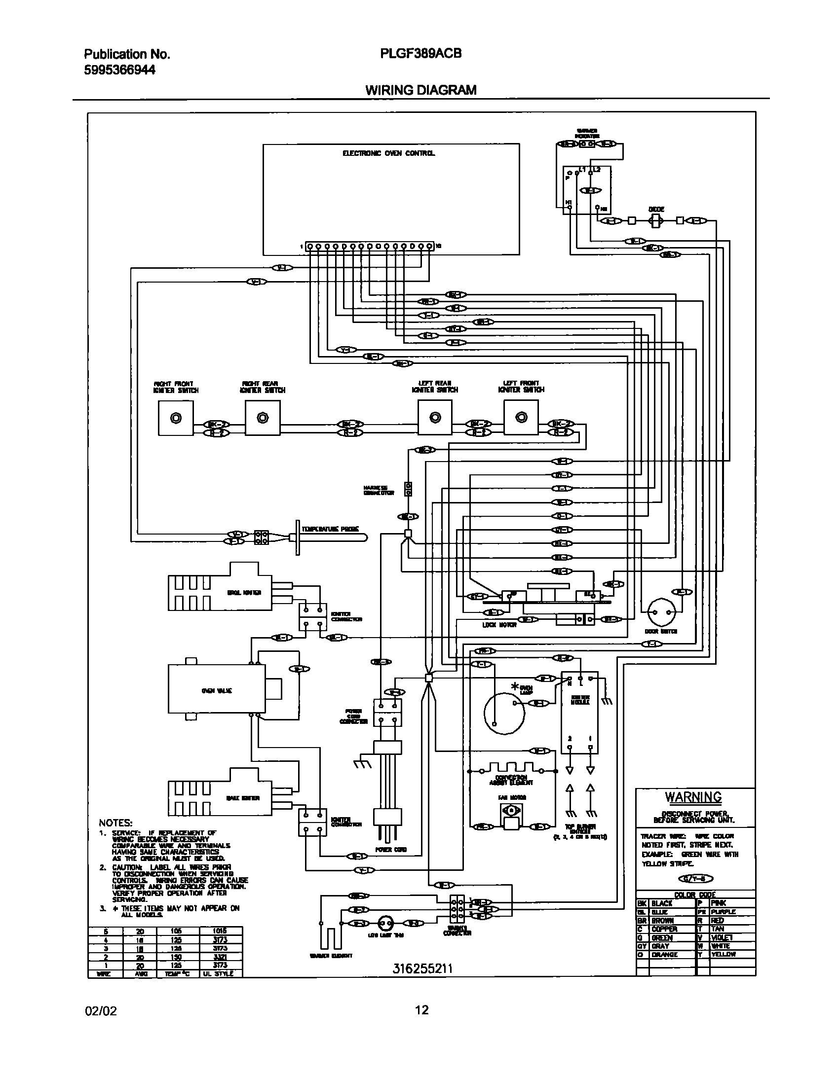 12 - WIRING DIAGRAM