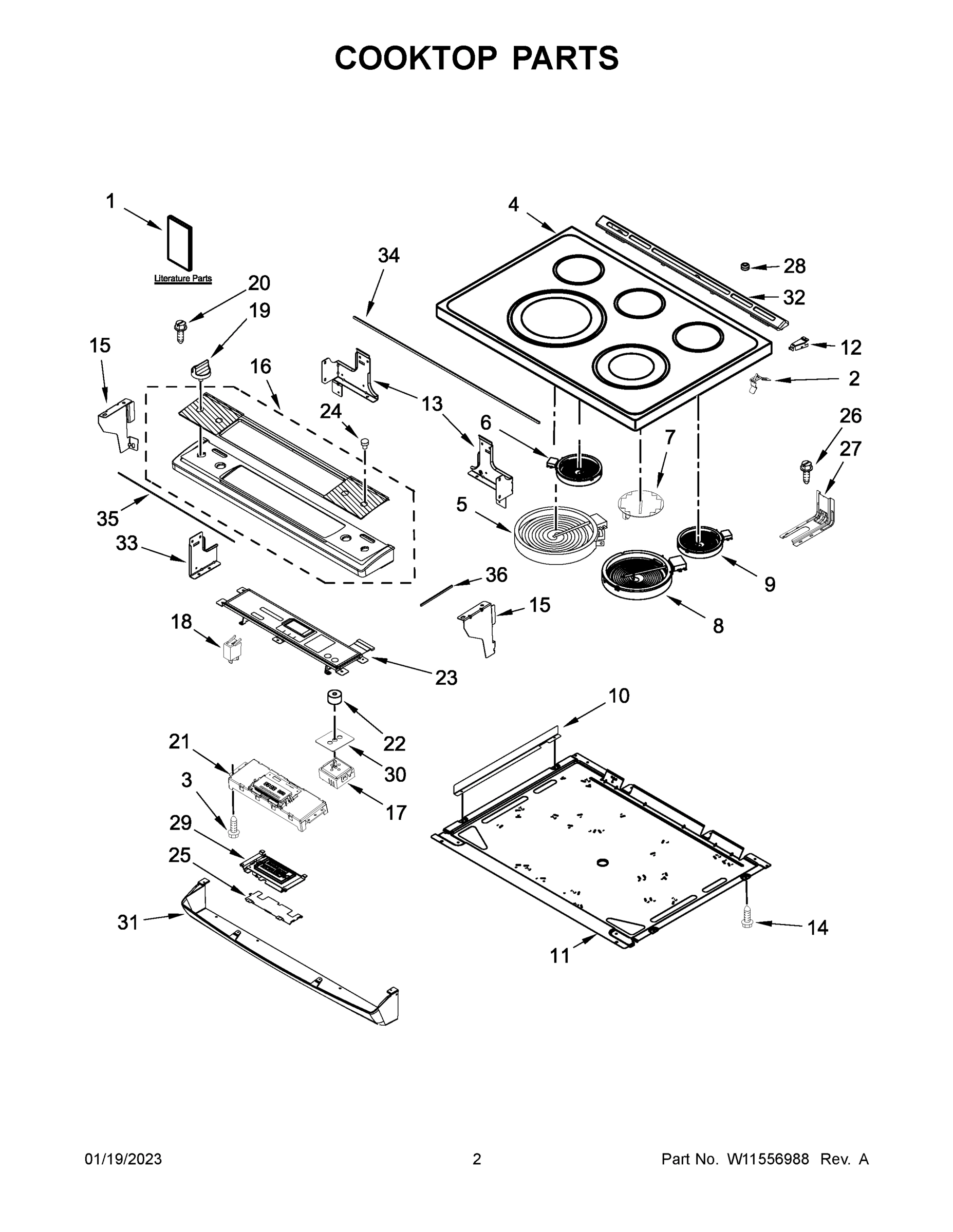 02 - COOKTOP PARTS