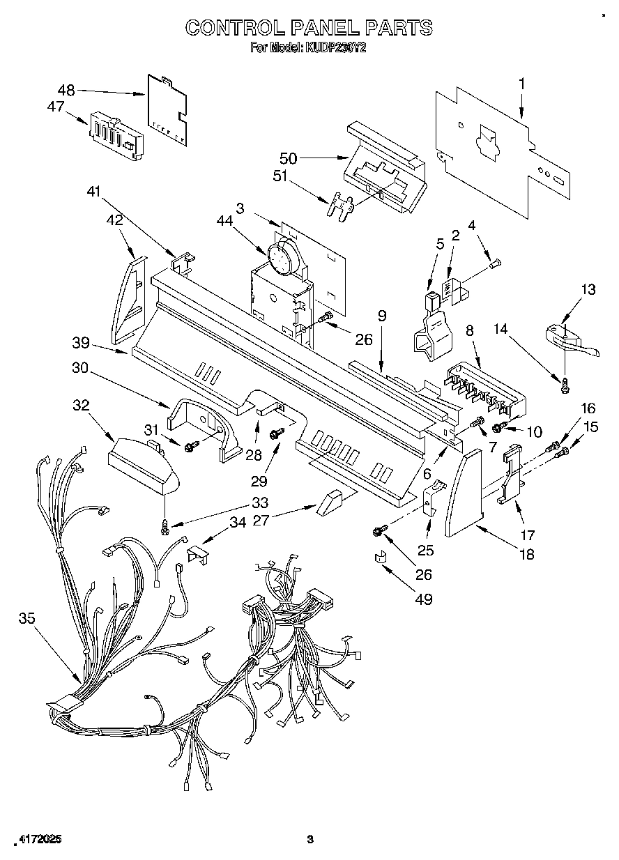 03 - CONTROL PANEL, LIT/OPTIONAL