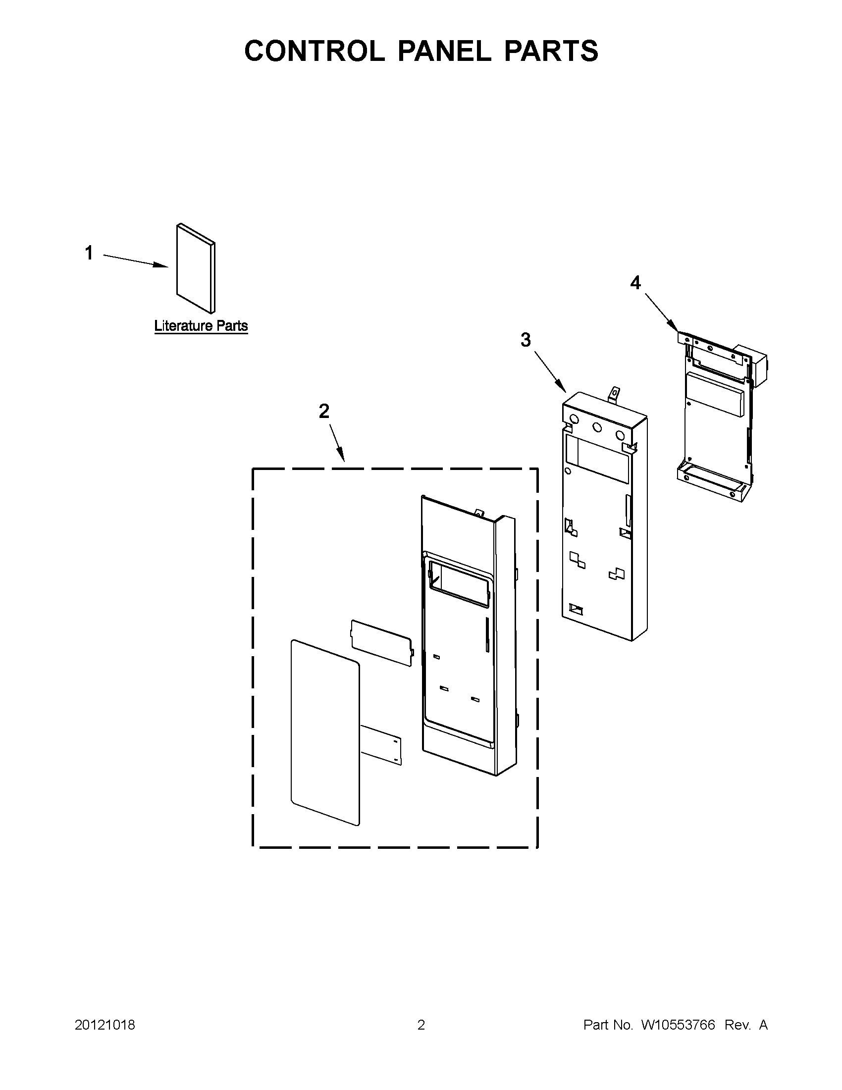 01 - CONTROL PANEL PARTS