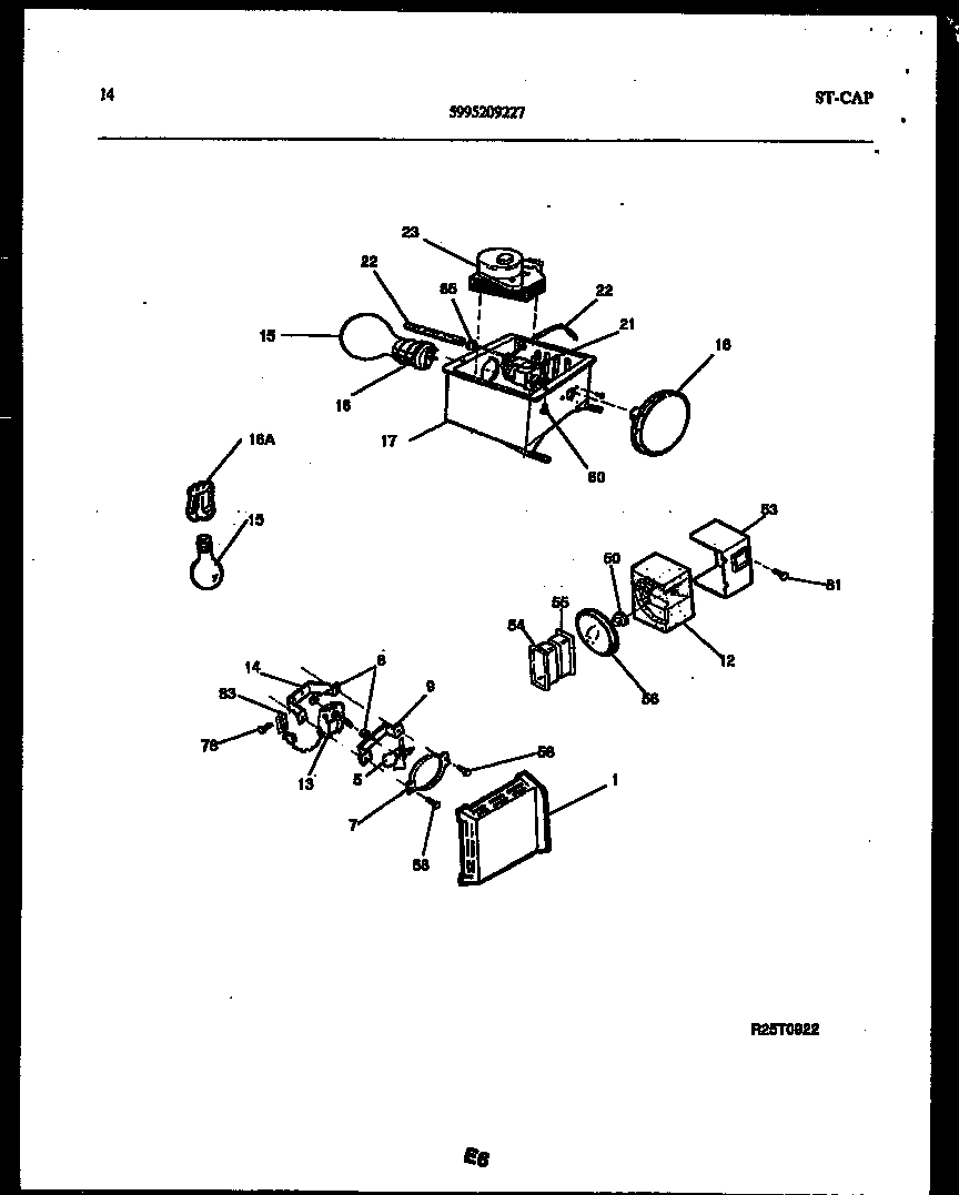 08 - REFRIGERATOR CONTROL ASSEMBLY, DAMP