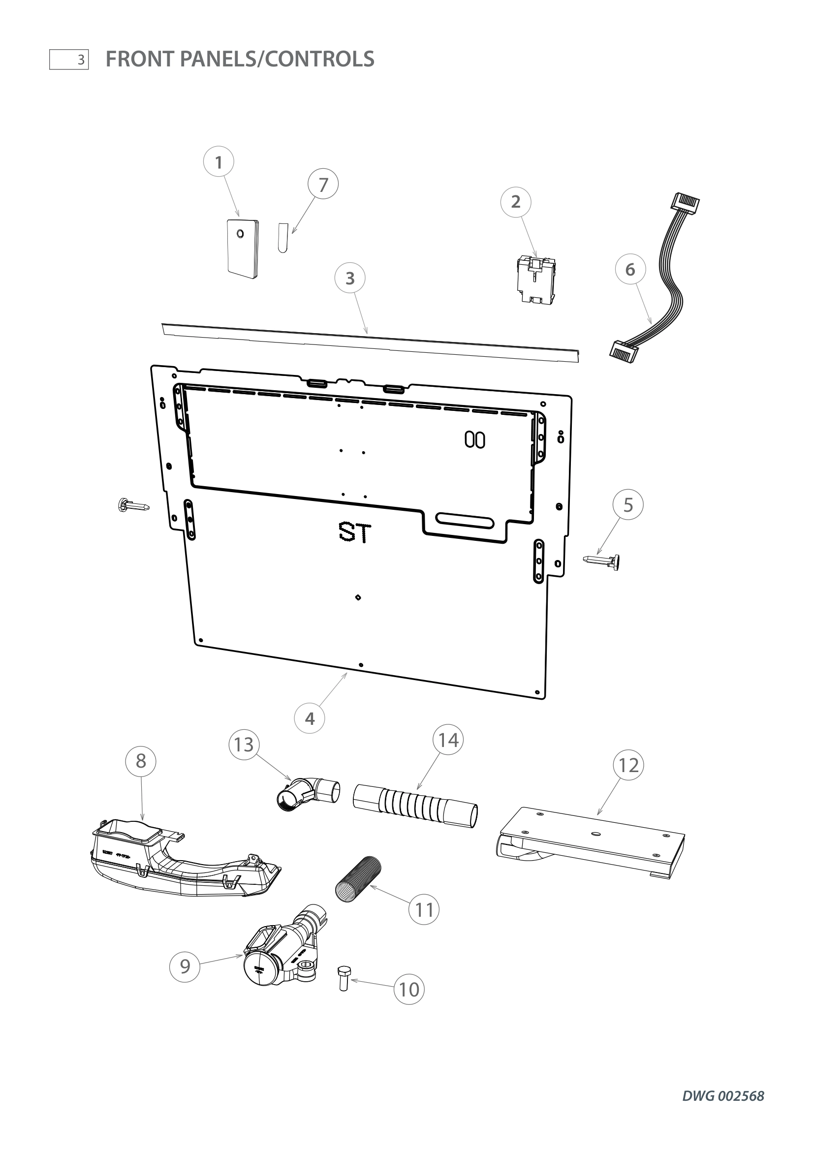 FRONT PANELS/CONTROLS