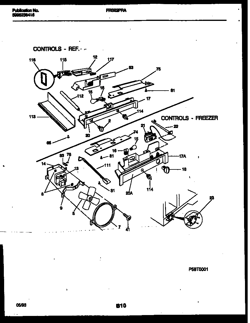 06 - REFRIGERATOR CONTROL ASSEMBLY, DAMP
