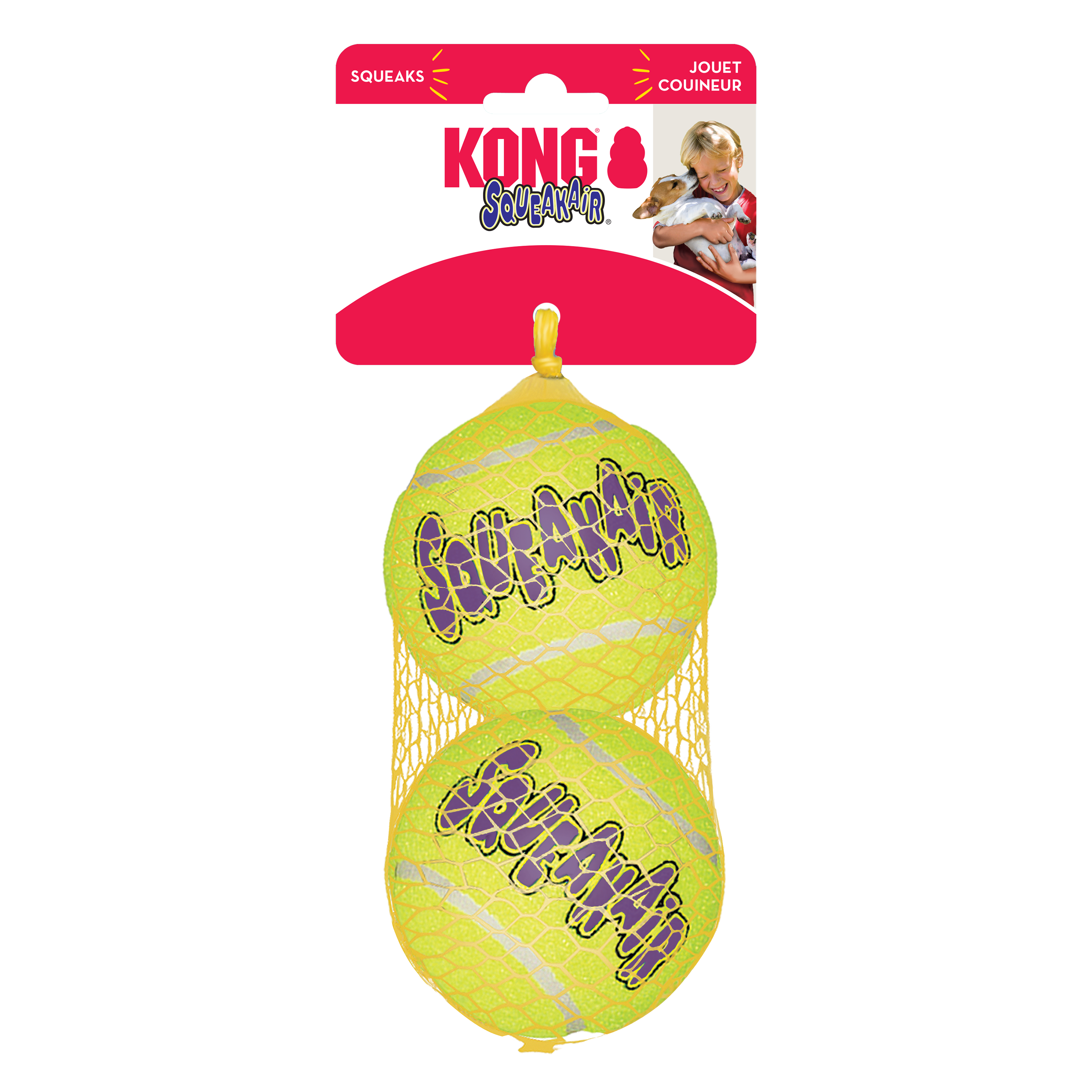 SqueakAir Balls, 2 Pack onpack product image