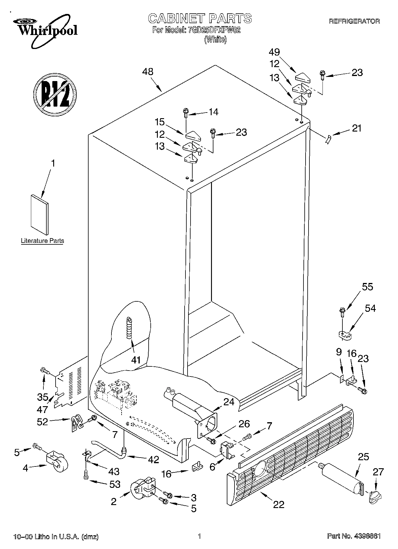 01 - CABINET, LITERATURE