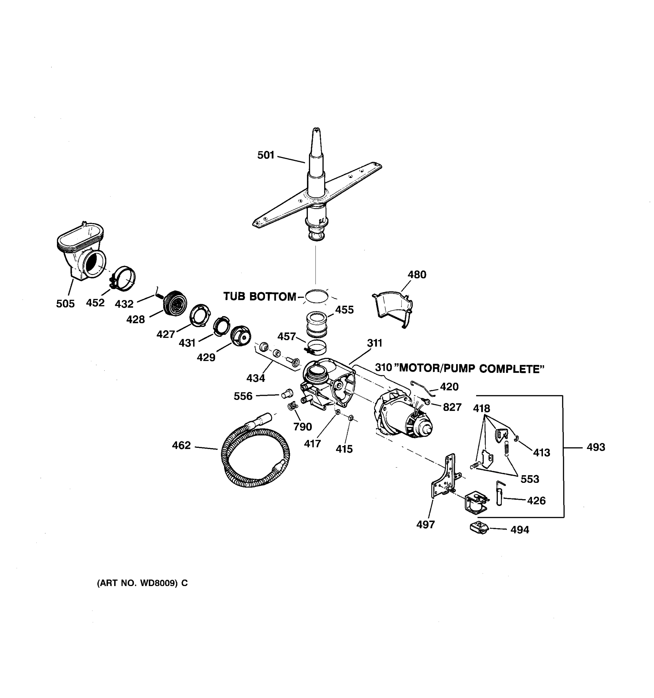 MOTOR-PUMP MECHANISM