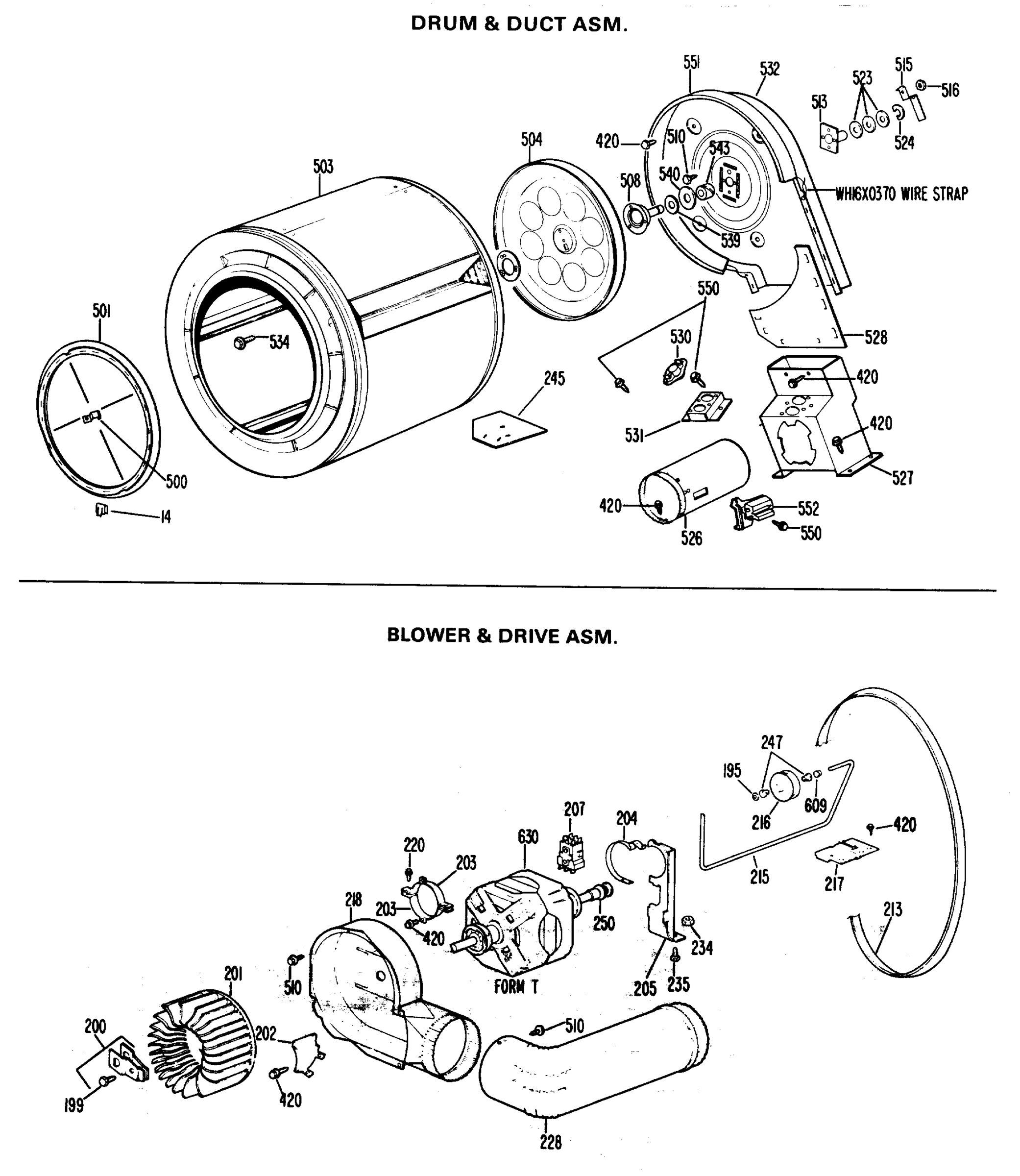 DRUM & DUCT ASM.