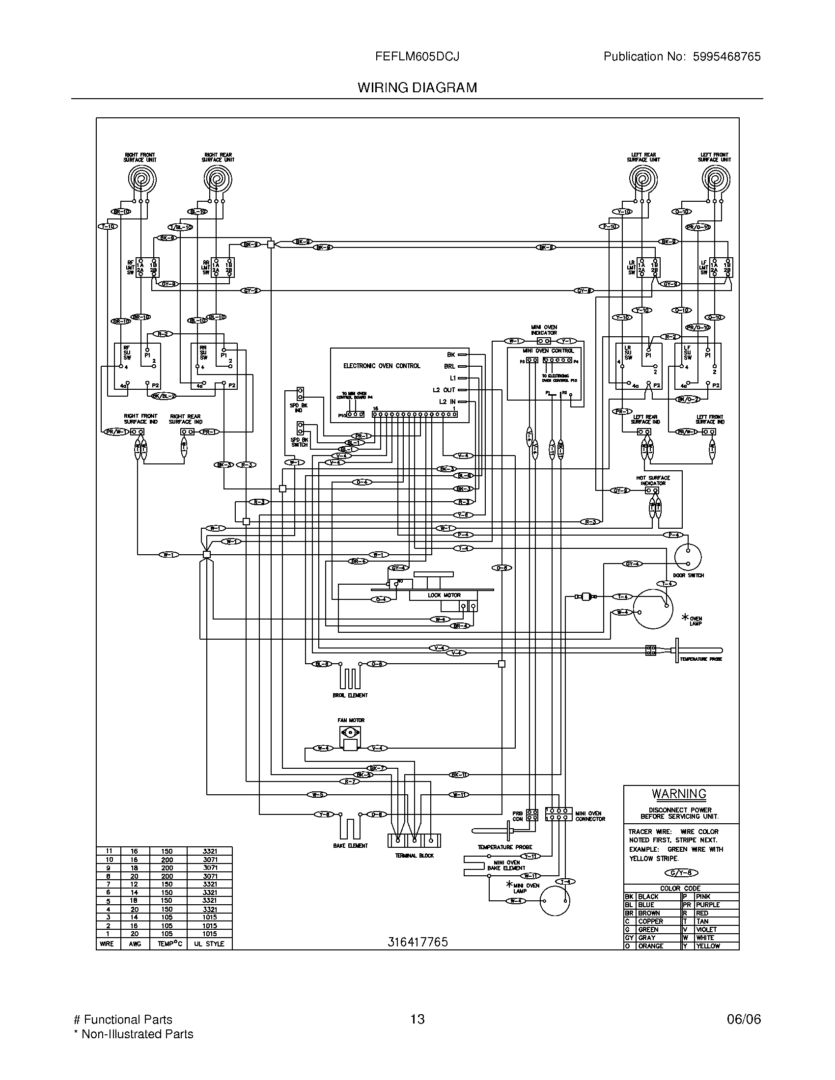 13 - WIRING DIAGRAM