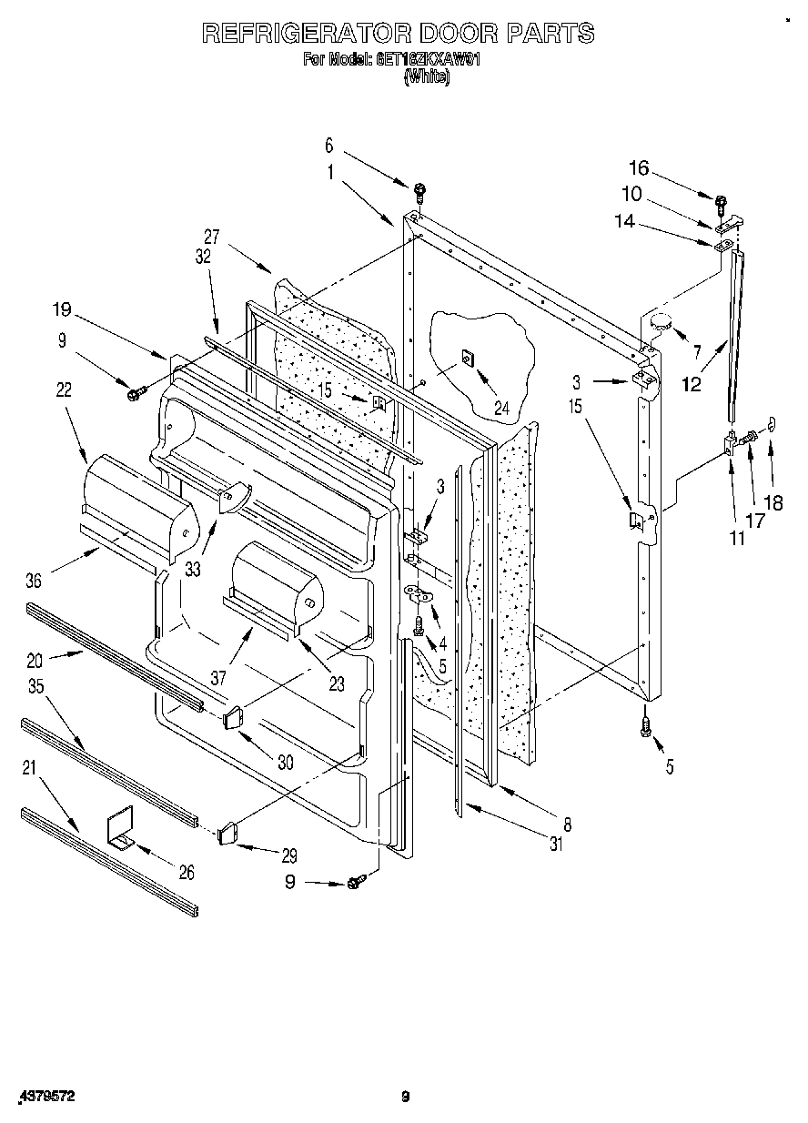 07 - REFRIGERATOR DOOR, LIT/OPTIONAL