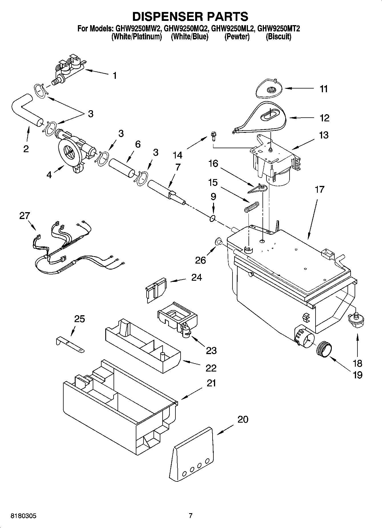 04 - DISPENSER PARTS