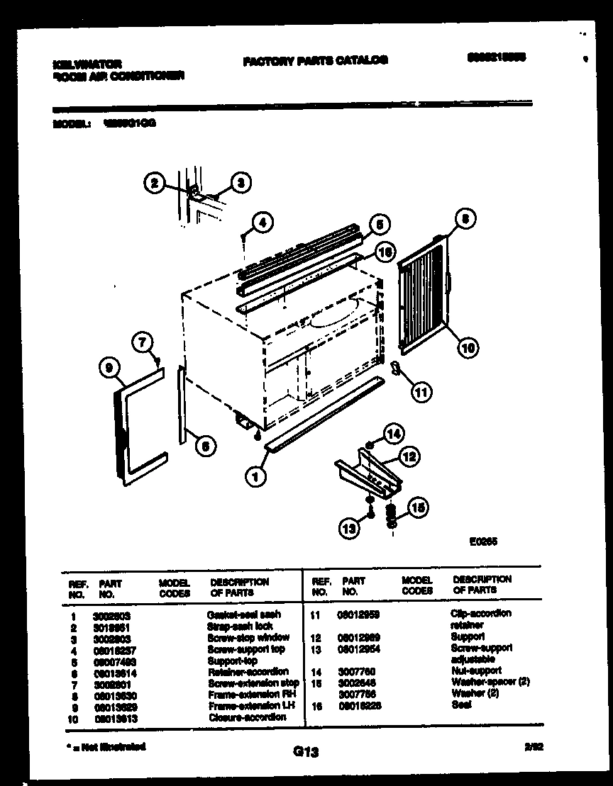 06 - CABINET AND INSTALLATION PARTS
