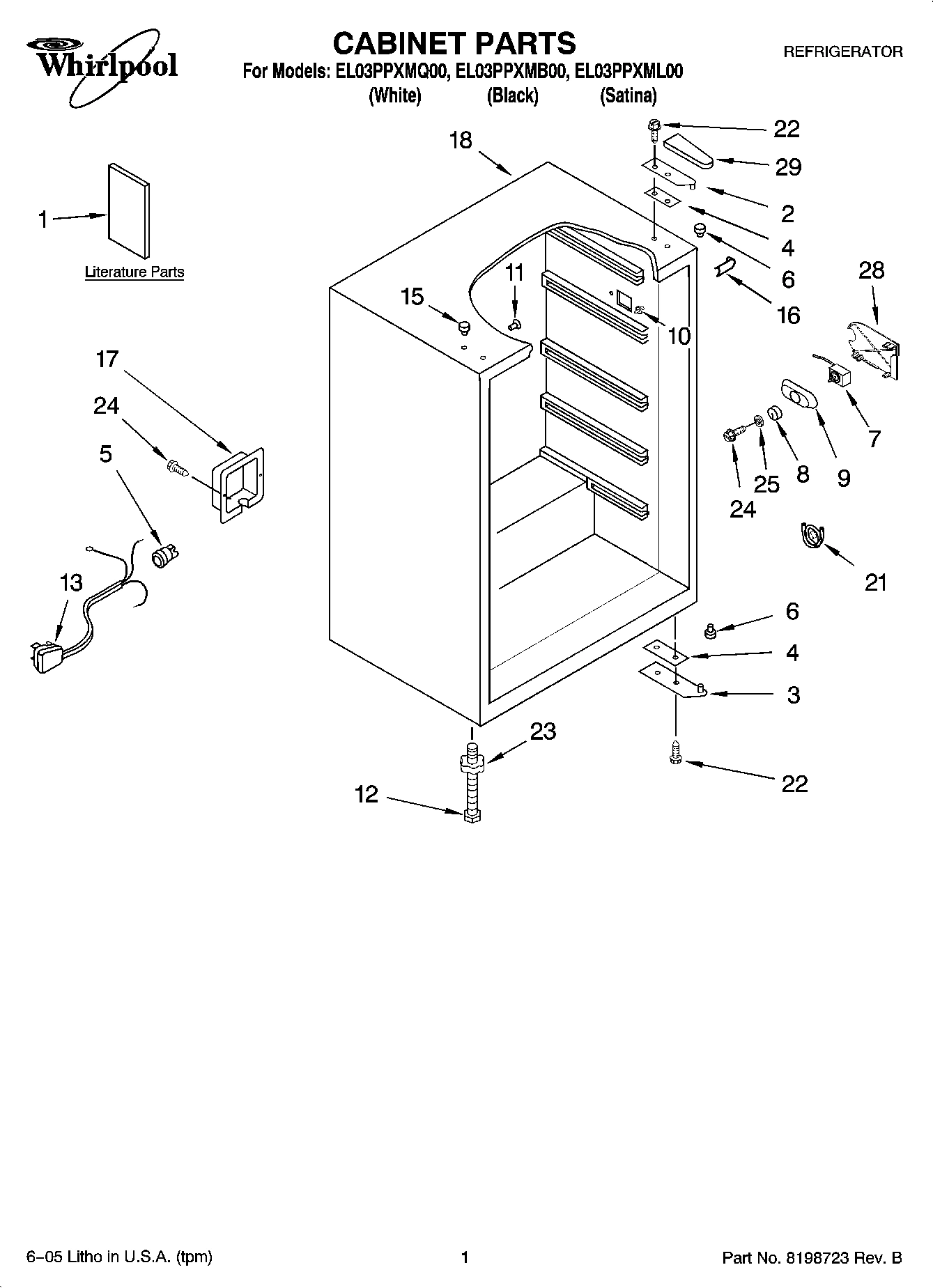 01 - CABINET PARTS