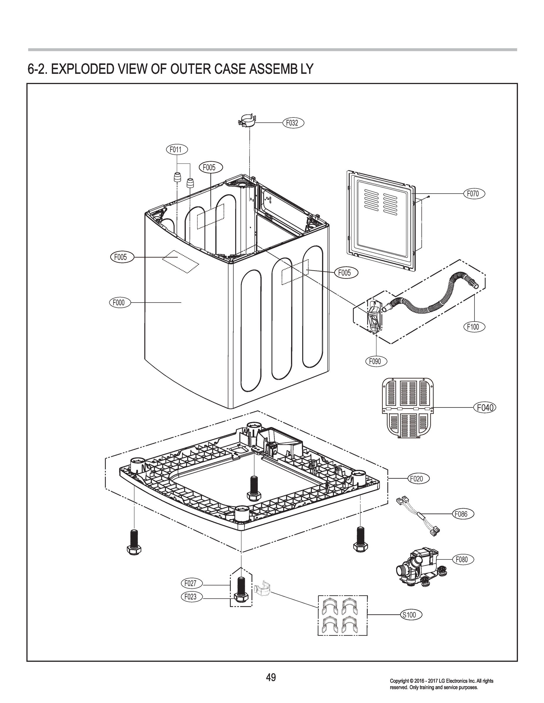 OUTER CASE ASSEMBLY