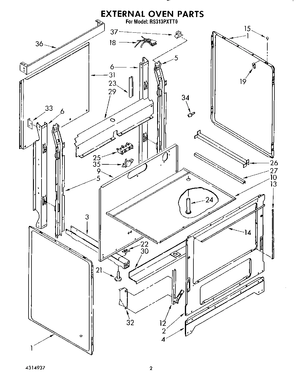 02 - EXTERNAL OVEN, LIT/OPTIONAL