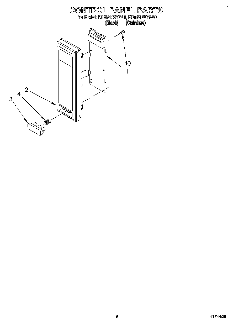 06 - CONTROL PANEL, LIT/OPTIONAL