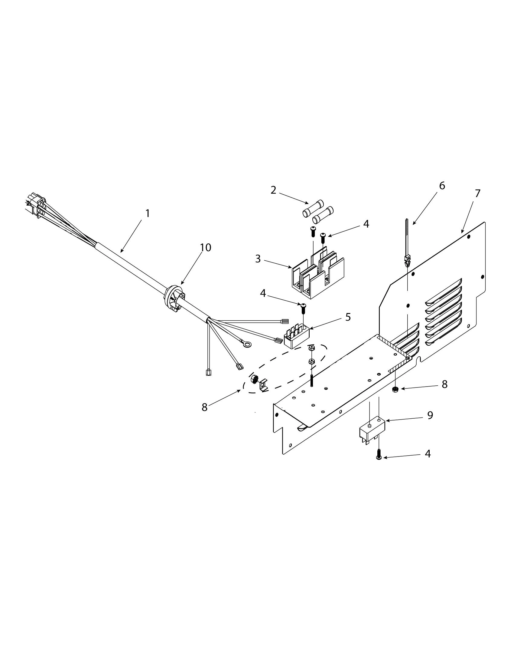 LOWER ACCESS PANEL / POWER CORD / FUSE
