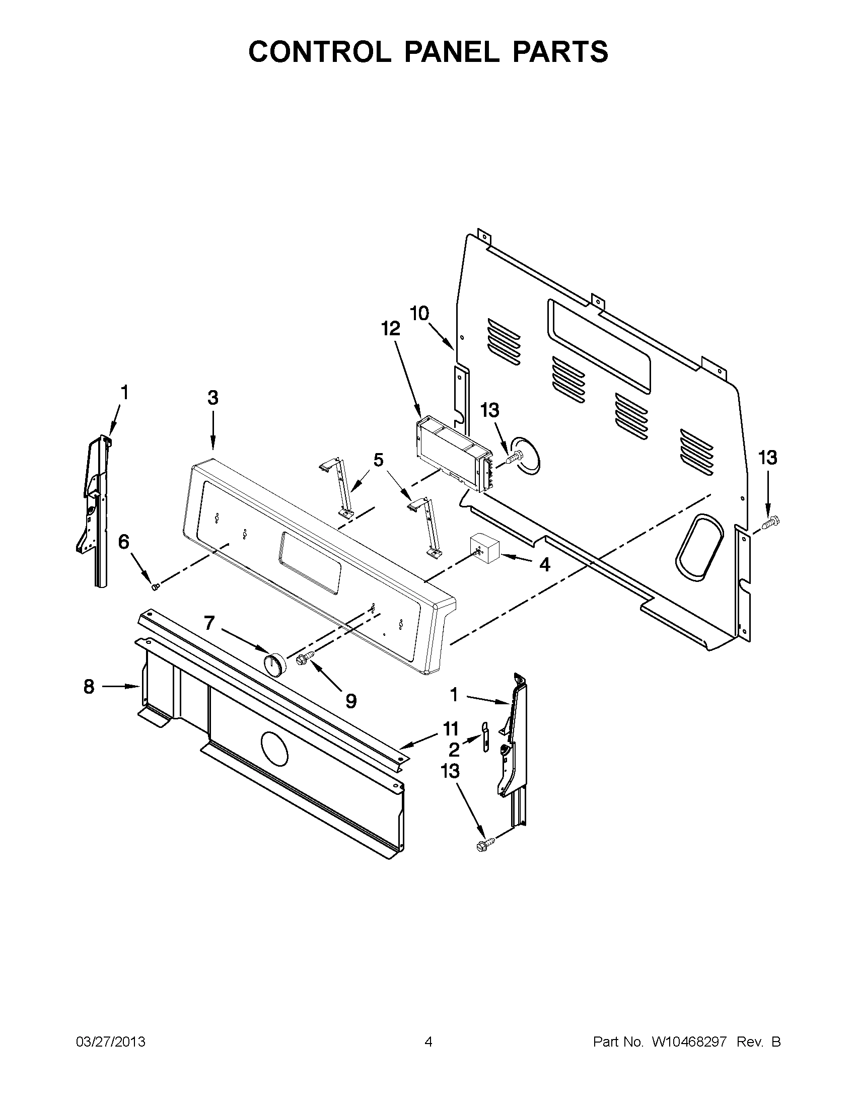 02 - CONTROL PANEL PARTS