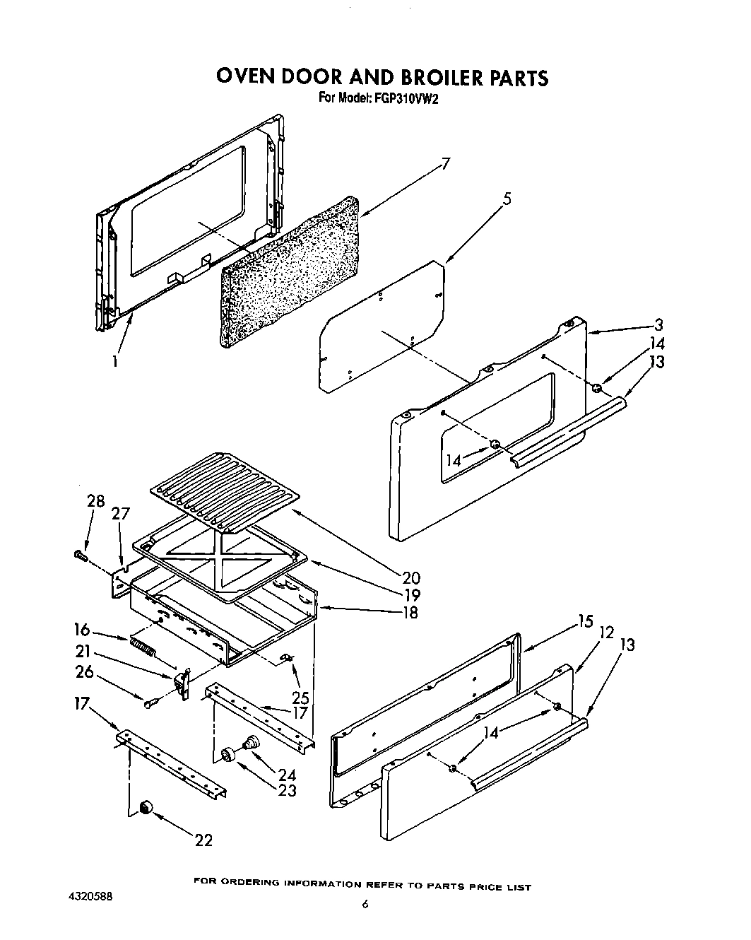 05 - OVEN DOOR AND BROILER