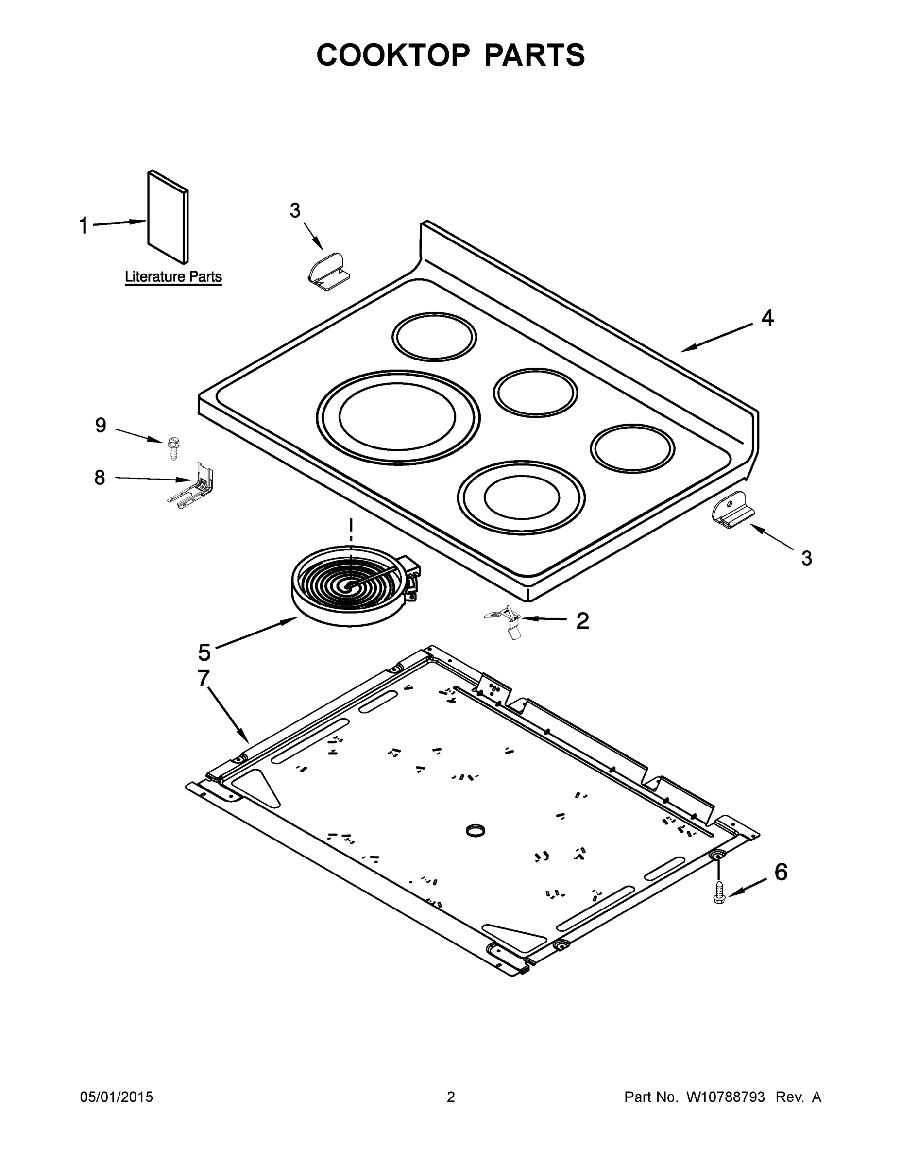 02 - COOKTOP PARTS