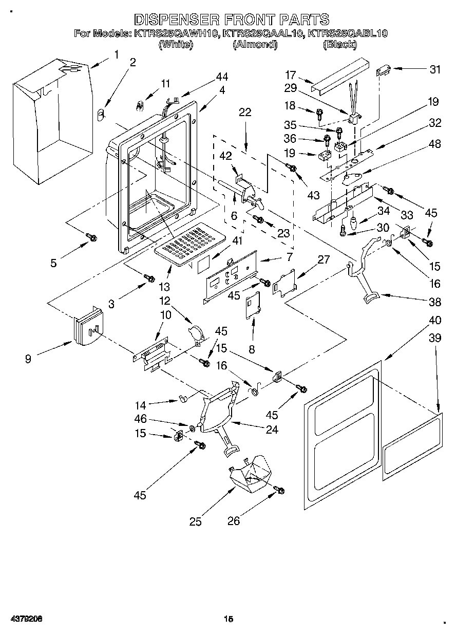 09 - DISPENSER FRONT