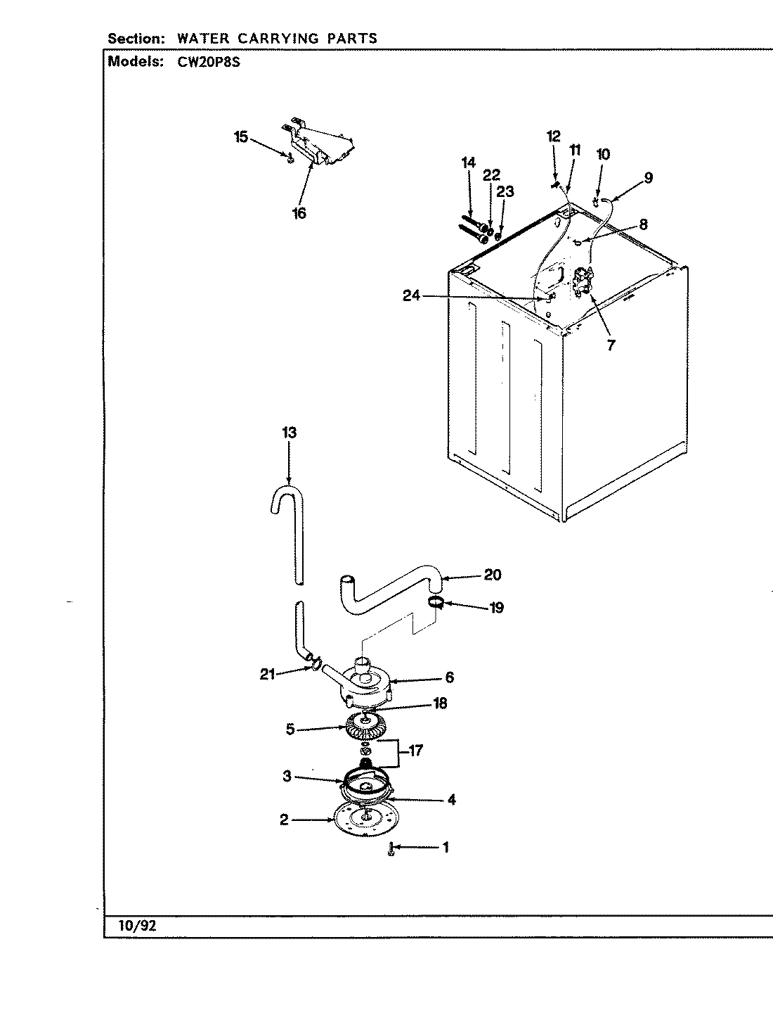15 - WATER CARRYING (CW20P8xS)(REV. A-E)