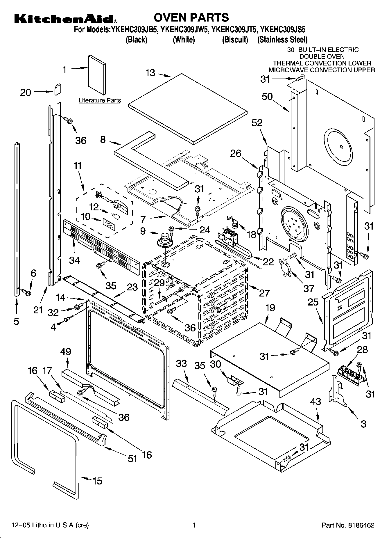 01 - OVEN PARTS