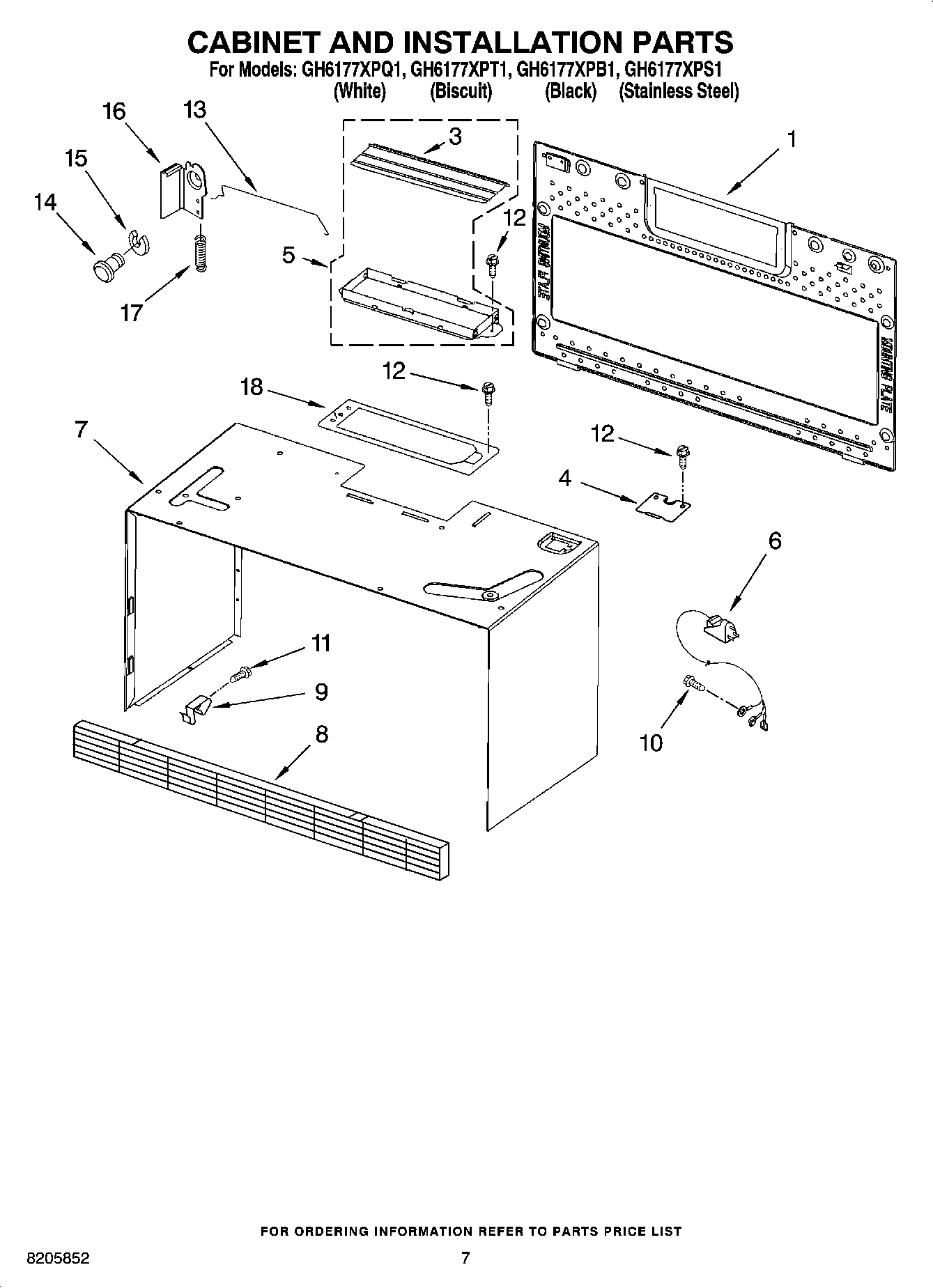 06 - CABINET AND INSTALLATION PARTS