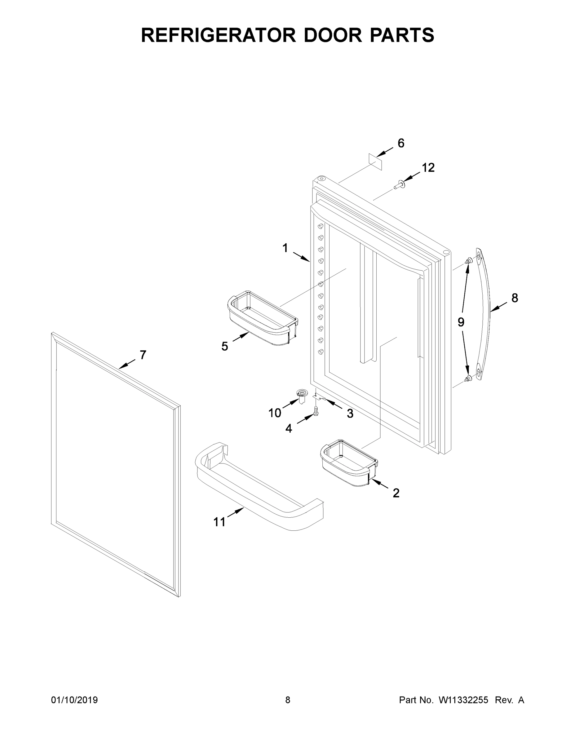 05 - REFRIGERATOR DOOR PARTS