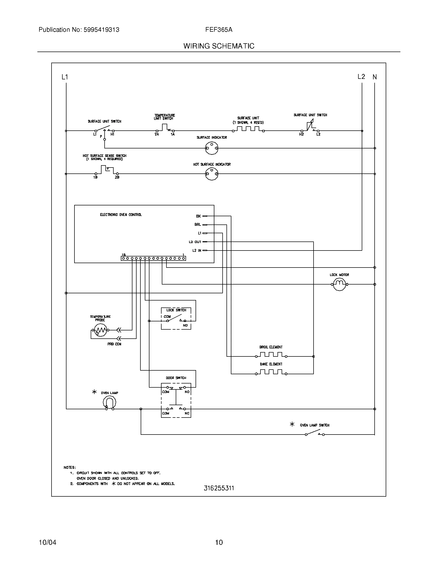 10 - WIRING SCHEMATIC