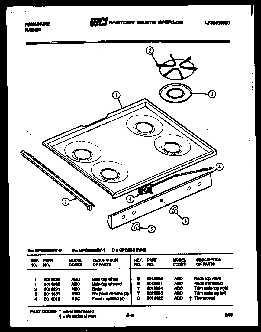 04 - COOKTOP PARTS