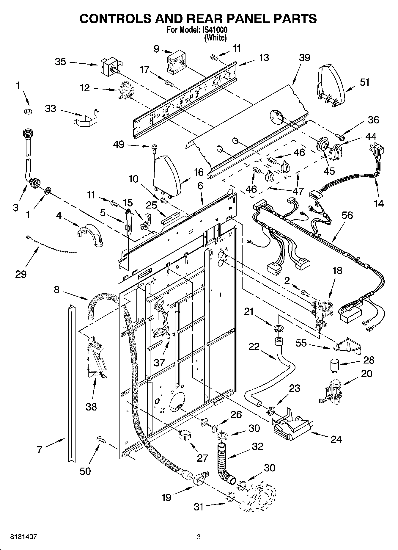 02 - CONTROL AND REAR PANEL PARTS
