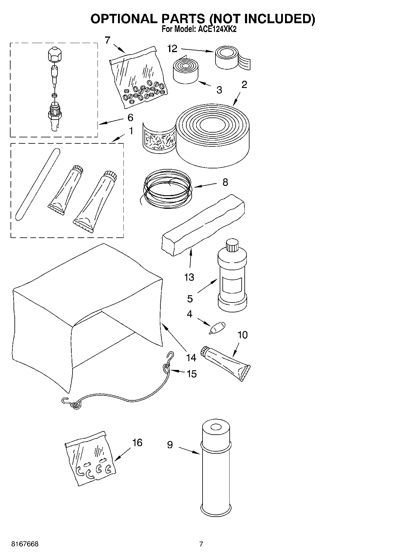 04 - OPTIONAL PARTS (NOT INCLUDED)