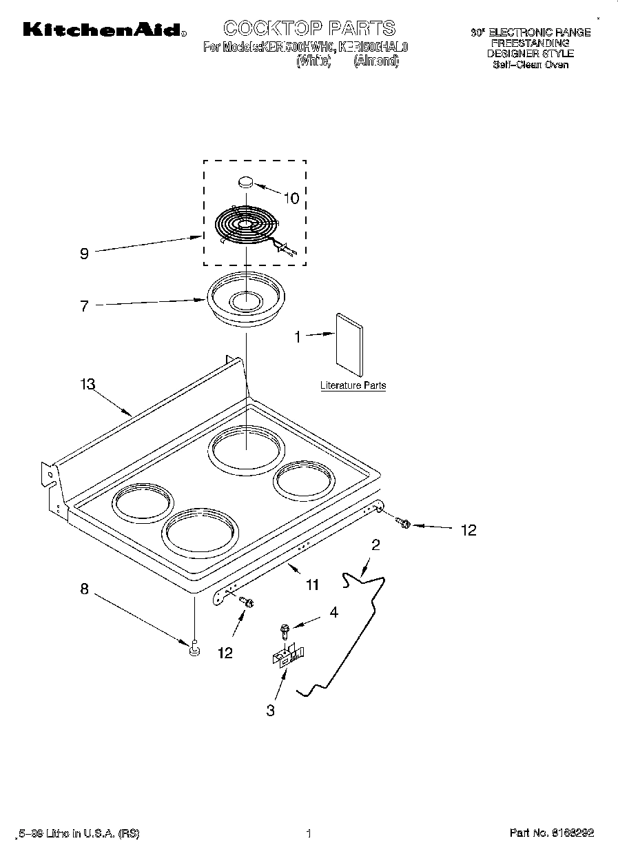 01 - COOKTOP, LITERATURE