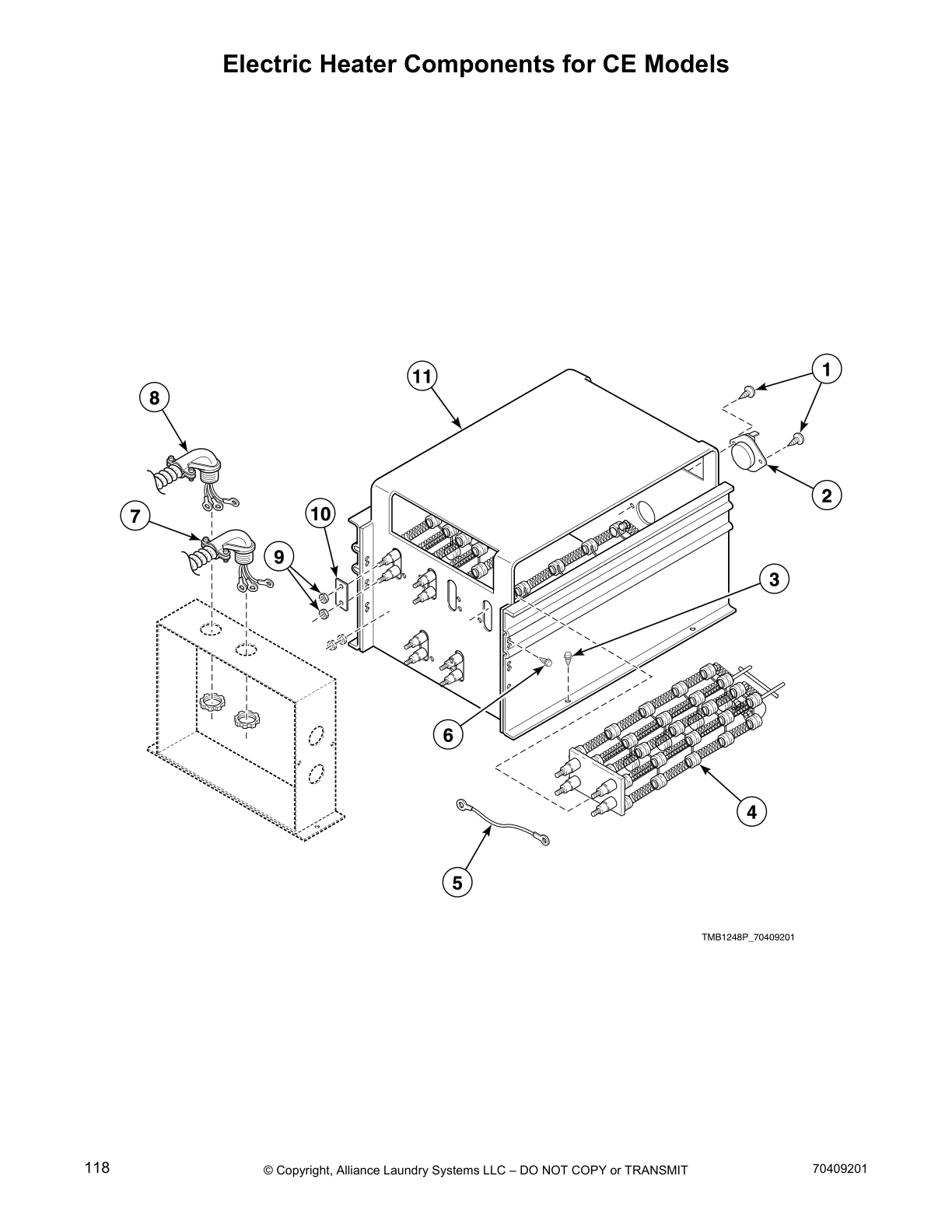 Electric Heater Components for CE Models