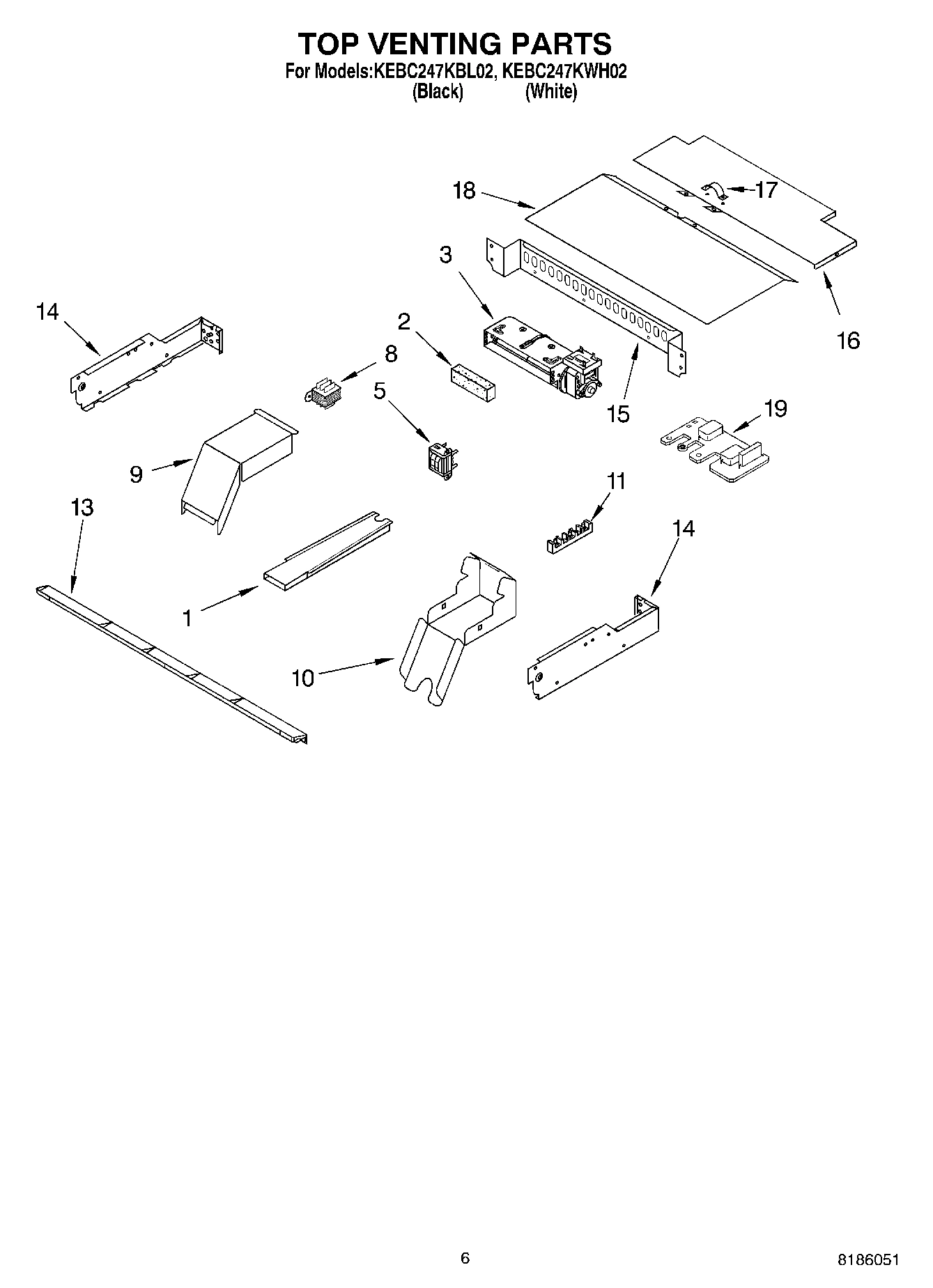 05 - TOP VENTING PARTS, MISCELLANEOUS PARTS