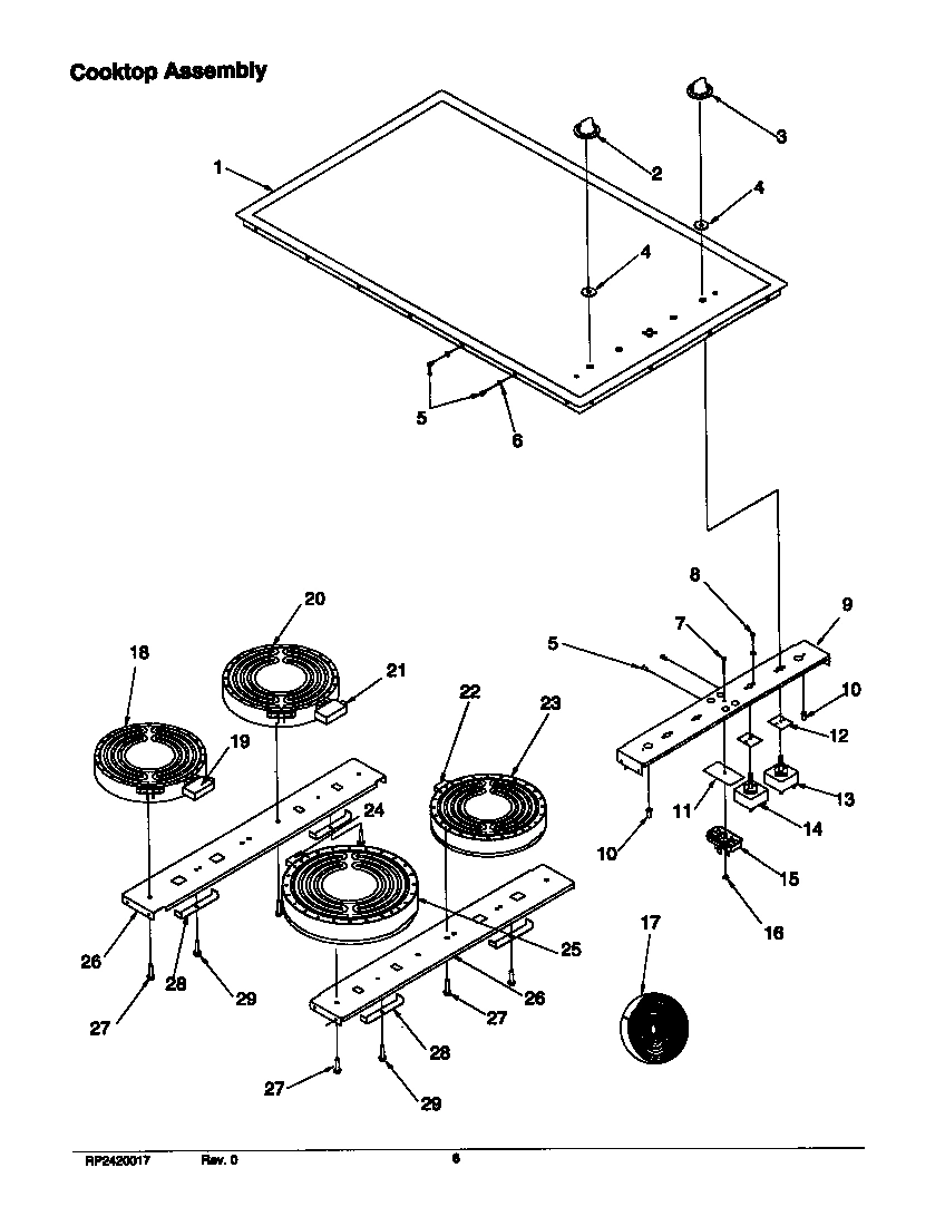 01 - COOKTOP ASSY