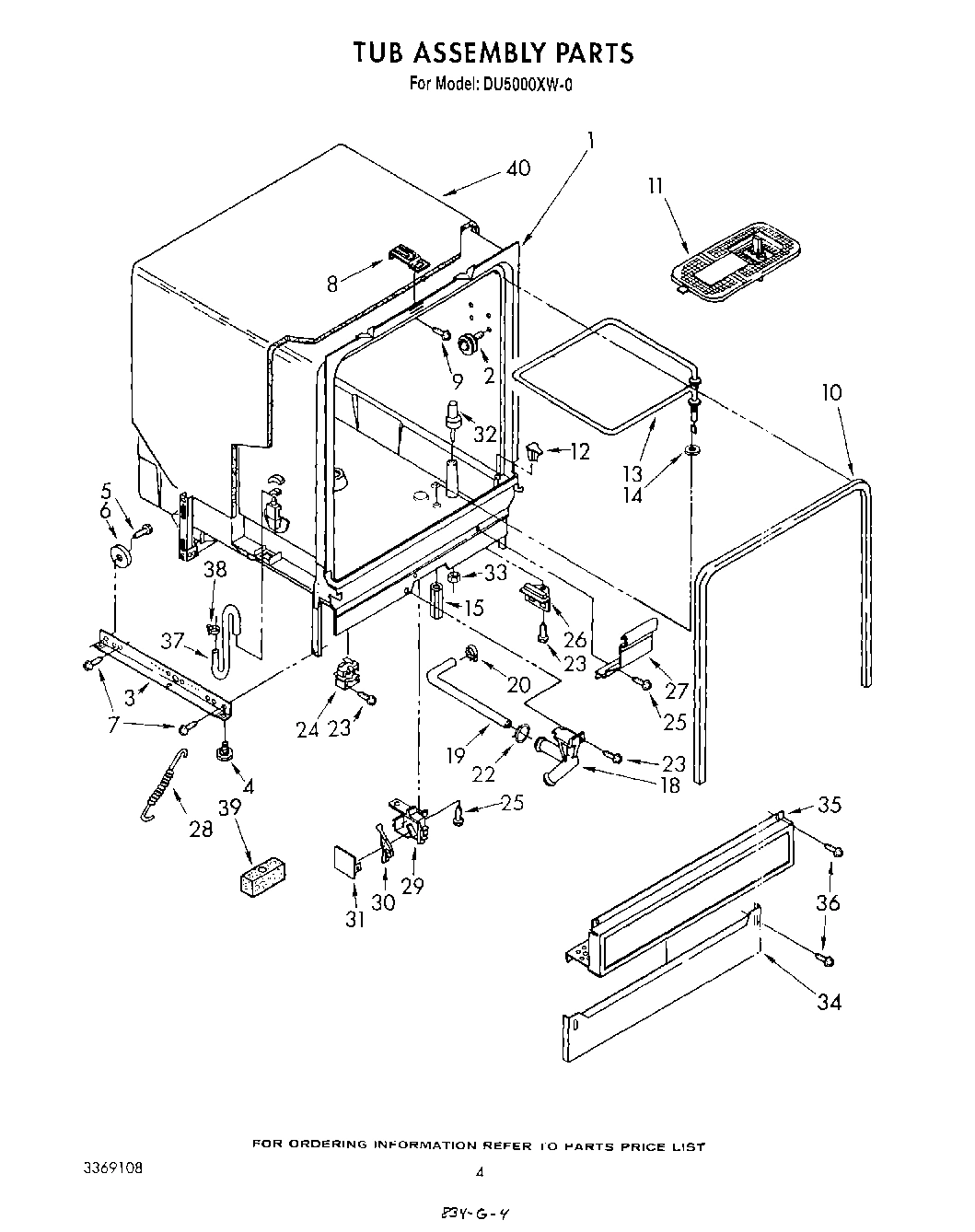 04 - TUB ASSEMBLY