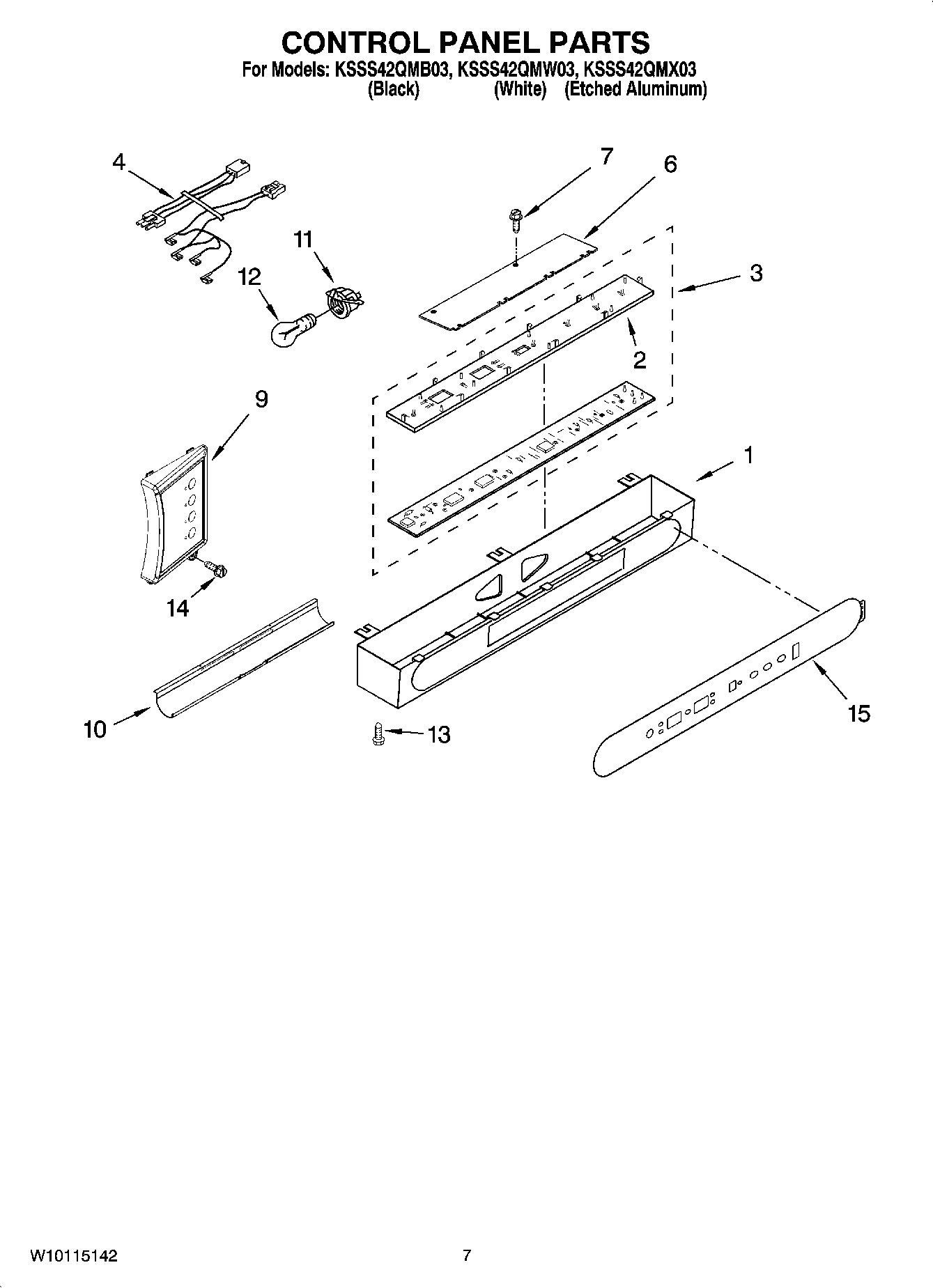 05 - CONTROL PANEL PARTS