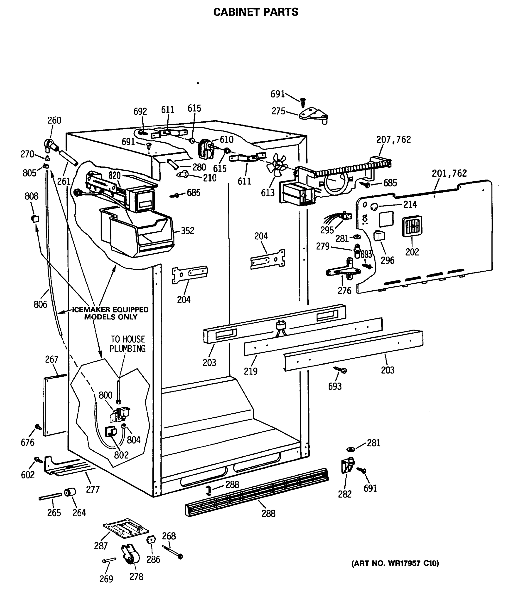 CABINET PARTS