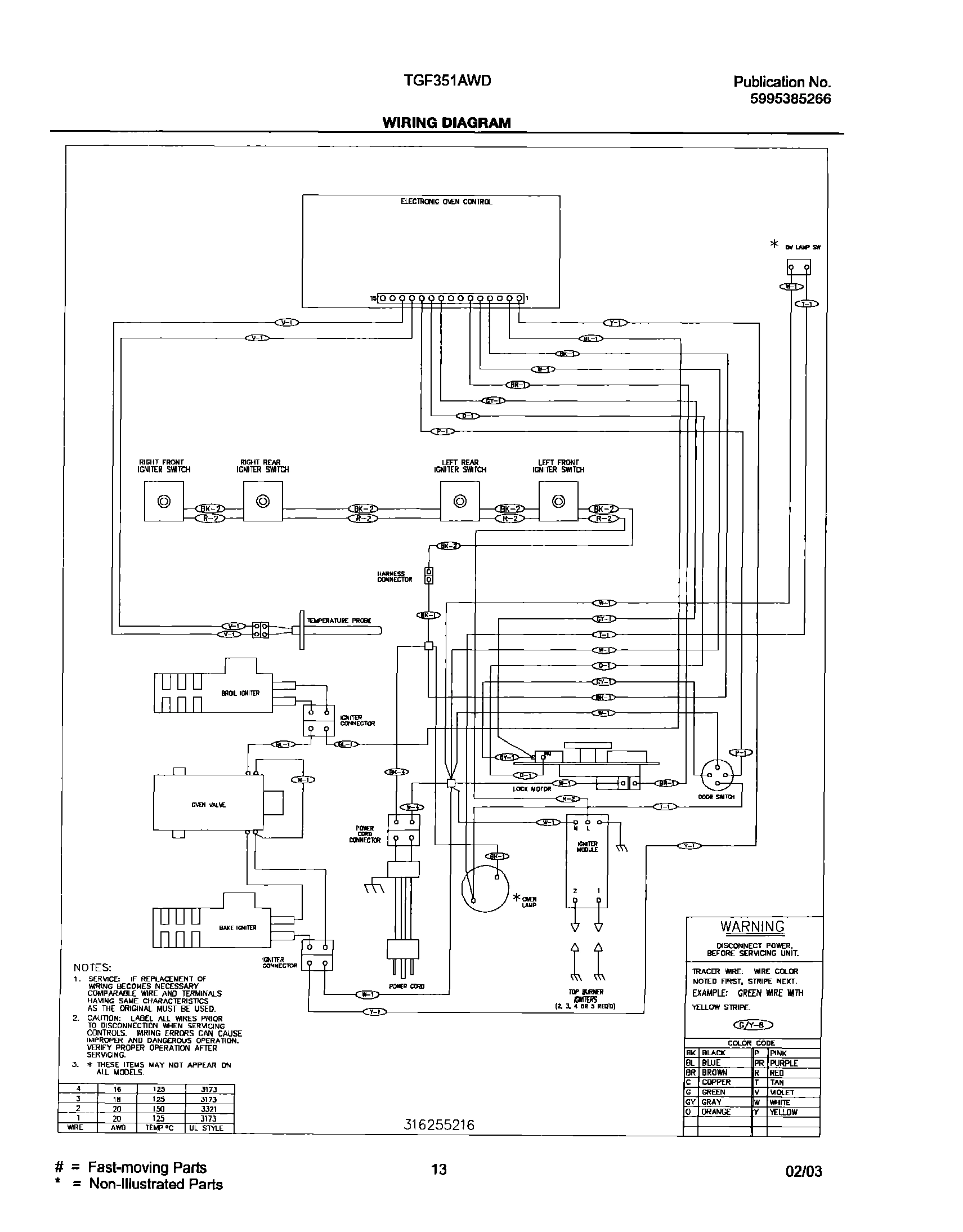 13 - WIRING DIAGRAM